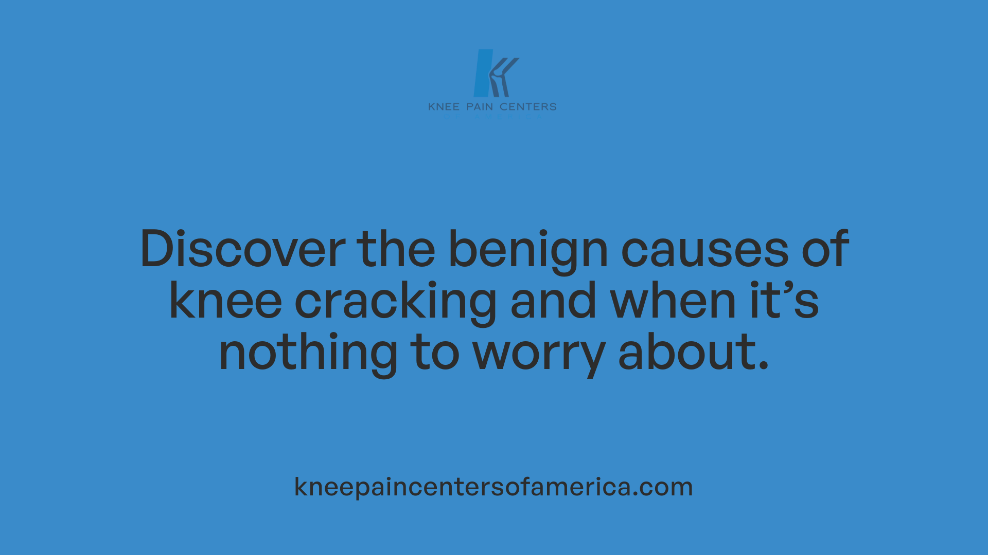 Discover the benign causes of knee cracking and when it’s nothing to worry about.