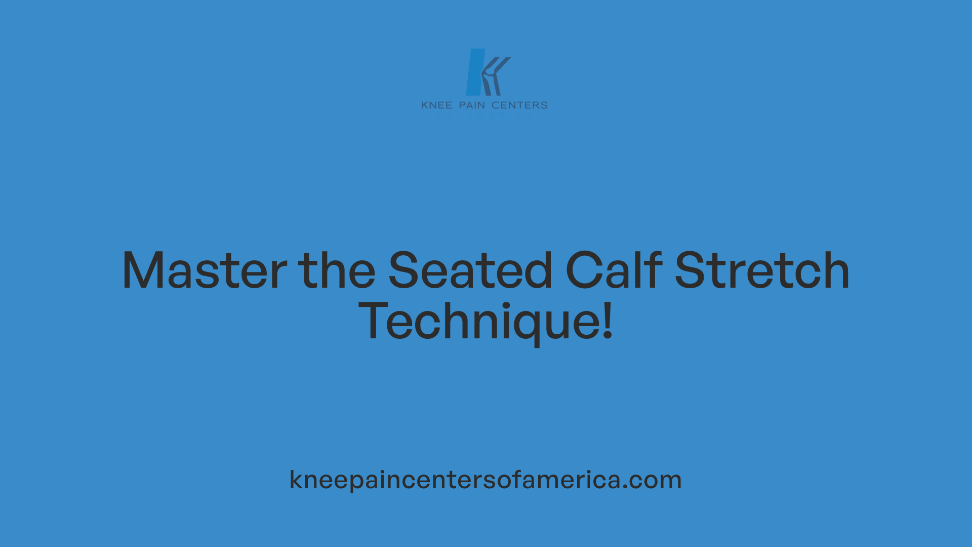 Master the Seated Calf Stretch Technique!