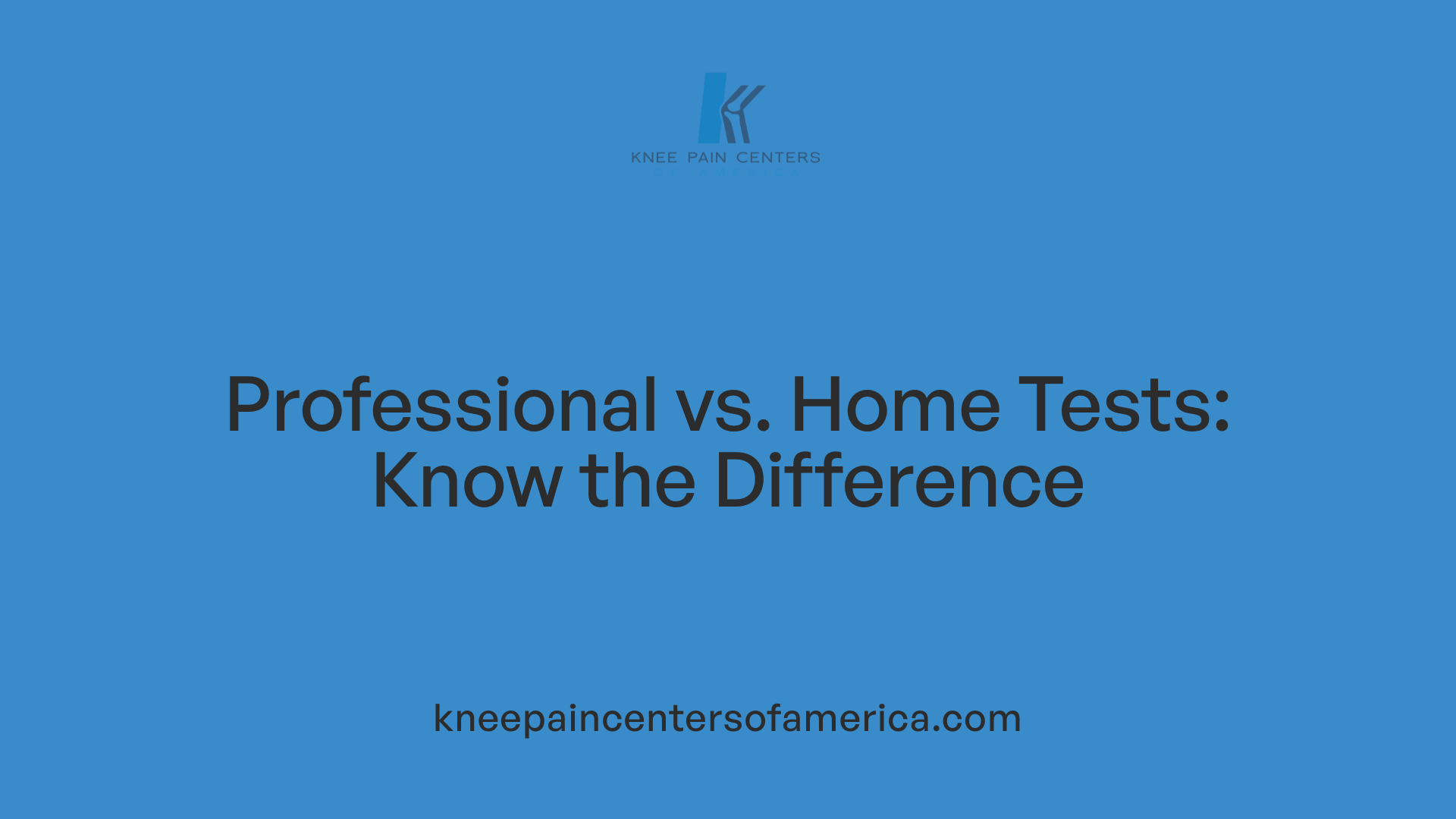 Professional vs. Home Tests: Know the Difference