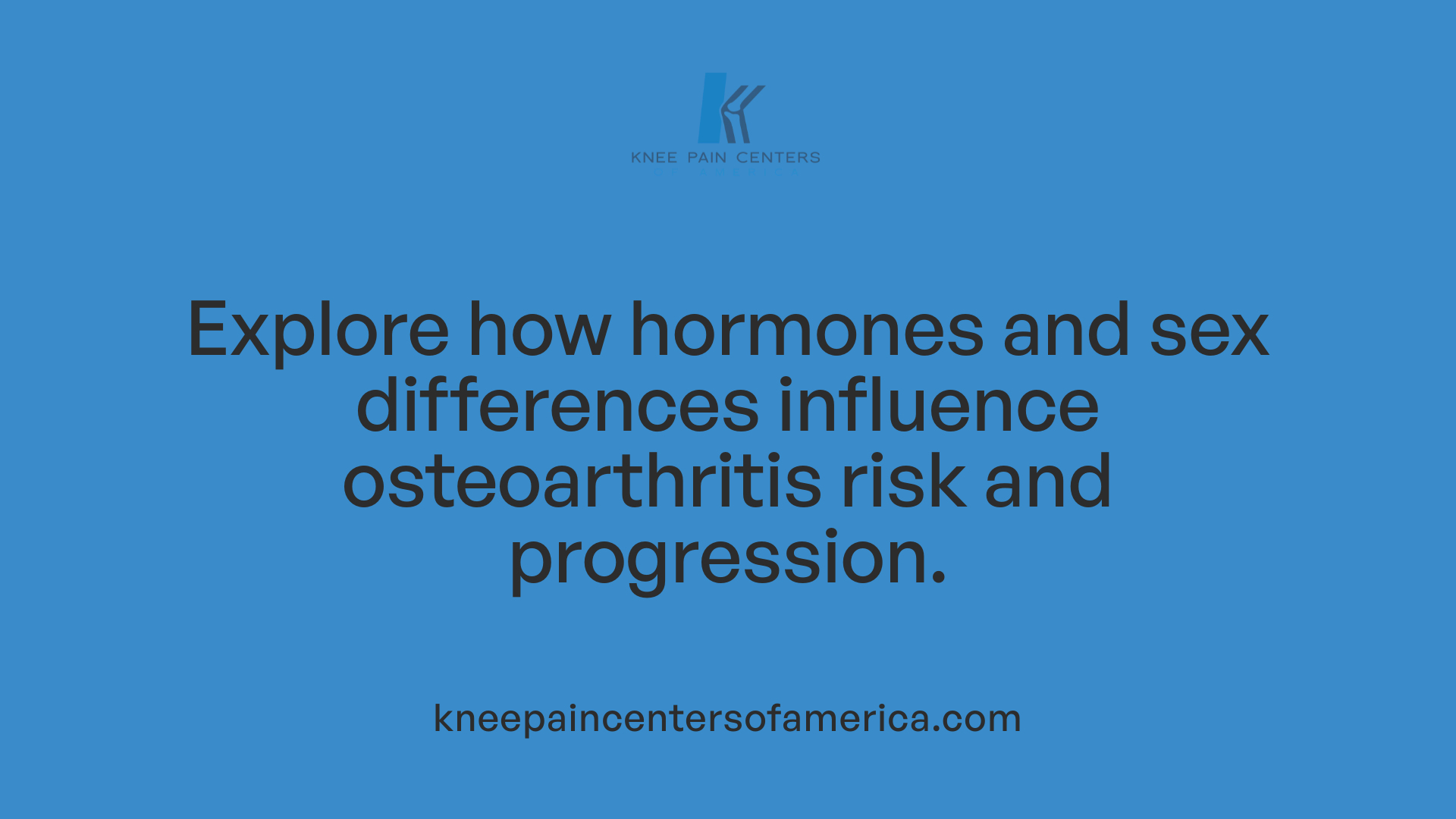 Explore how hormones and sex differences influence osteoarthritis risk and progression.