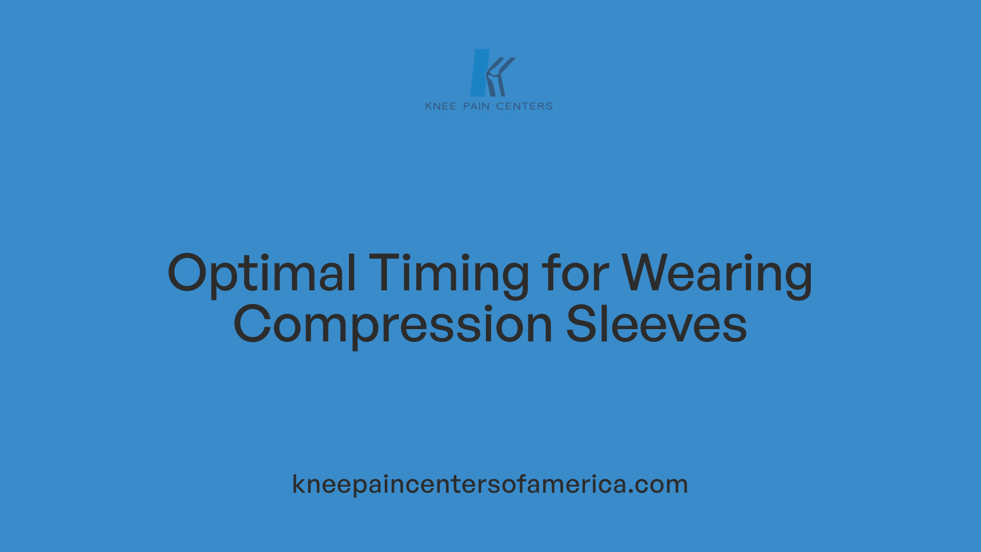 Optimal Timing for Wearing Compression Sleeves