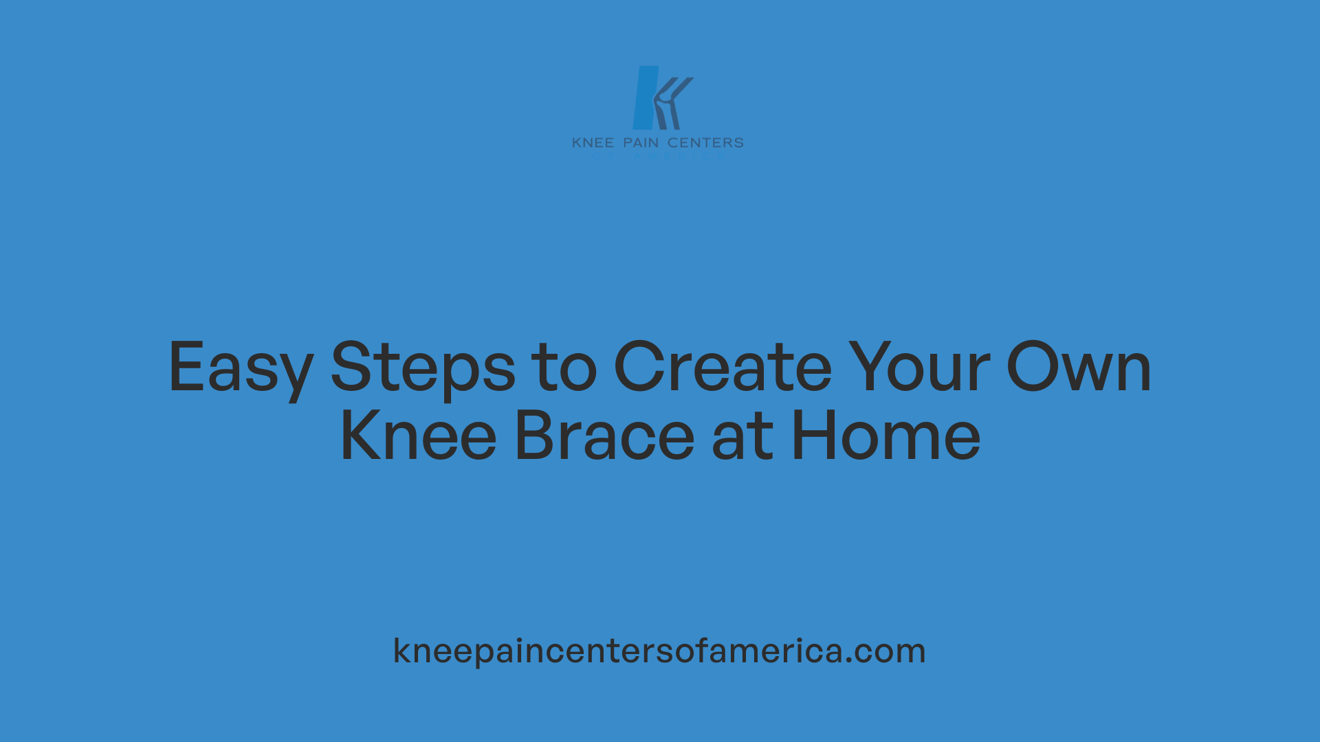 Easy Steps to Create Your Own Knee Brace at Home