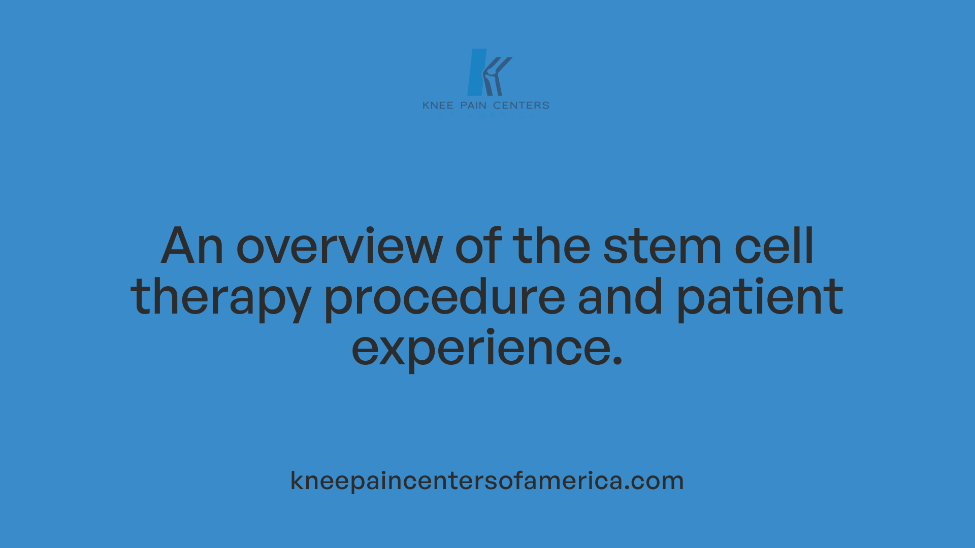 An overview of the stem cell therapy procedure and patient experience.