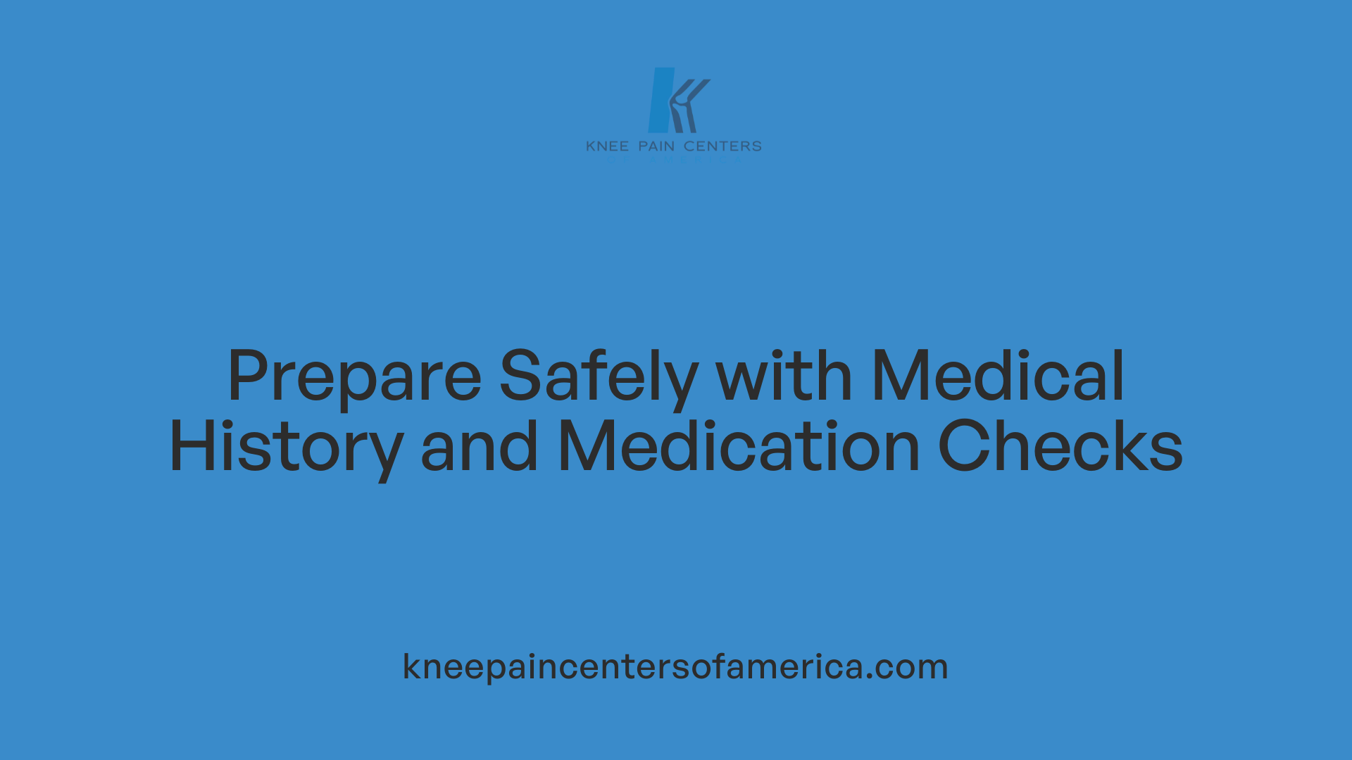 Prepare Safely with Medical History and Medication Checks