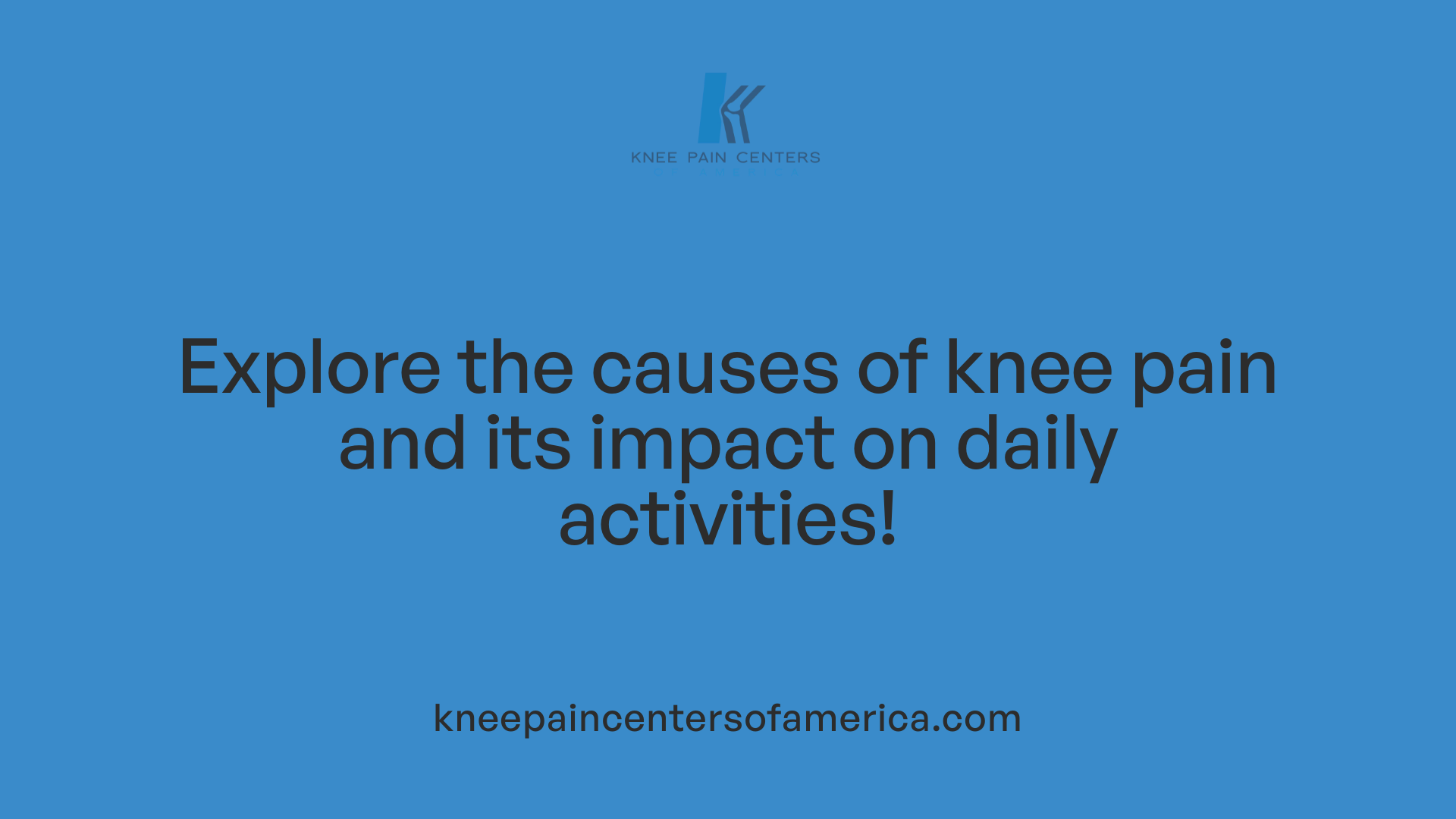 Explore the causes of knee pain and its impact on daily activities!