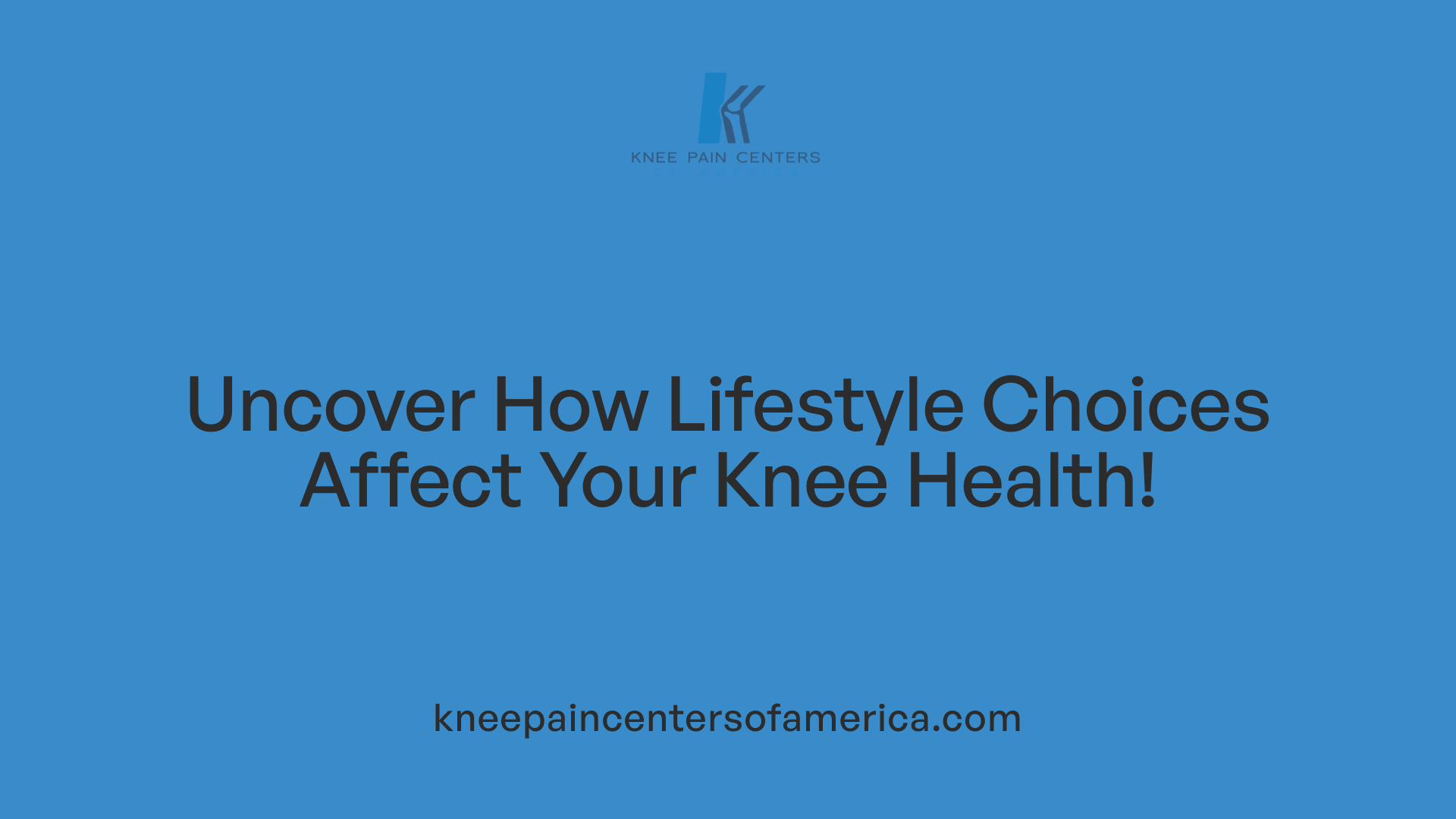 Uncover How Lifestyle Choices Affect Your Knee Health!