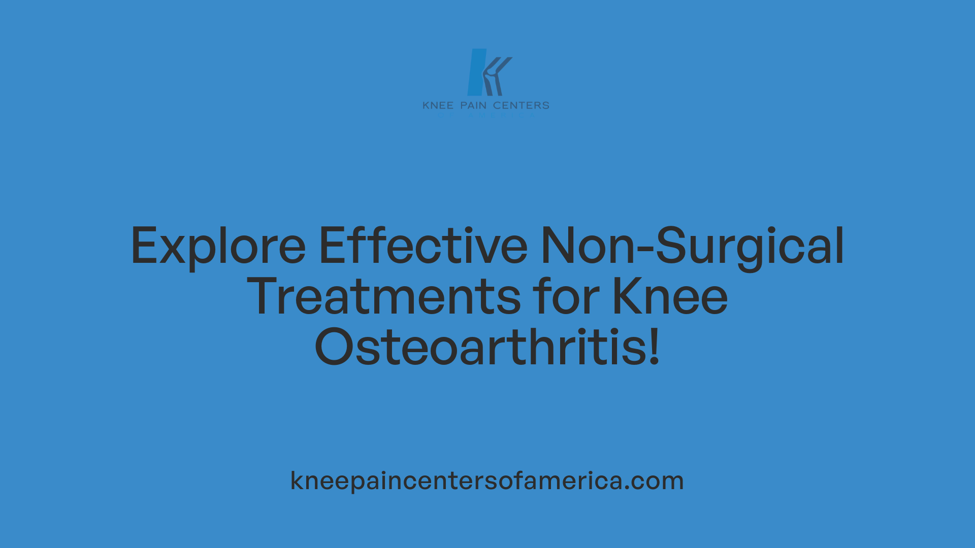 Explore Effective Non-Surgical Treatments for Knee Osteoarthritis!