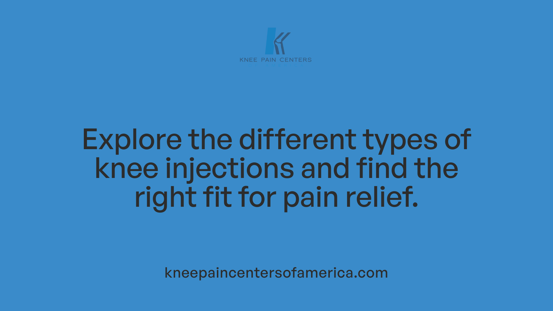 Explore the different types of knee injections and find the right fit for pain relief.