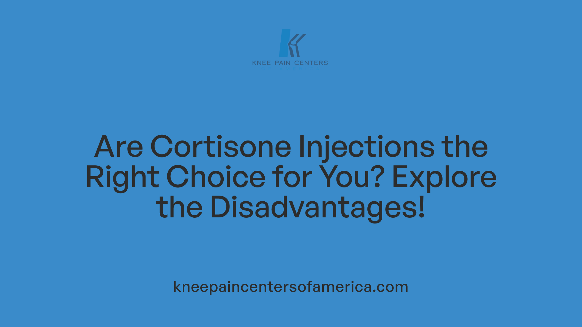 Are Cortisone Injections the Right Choice for You? Explore the Disadvantages!