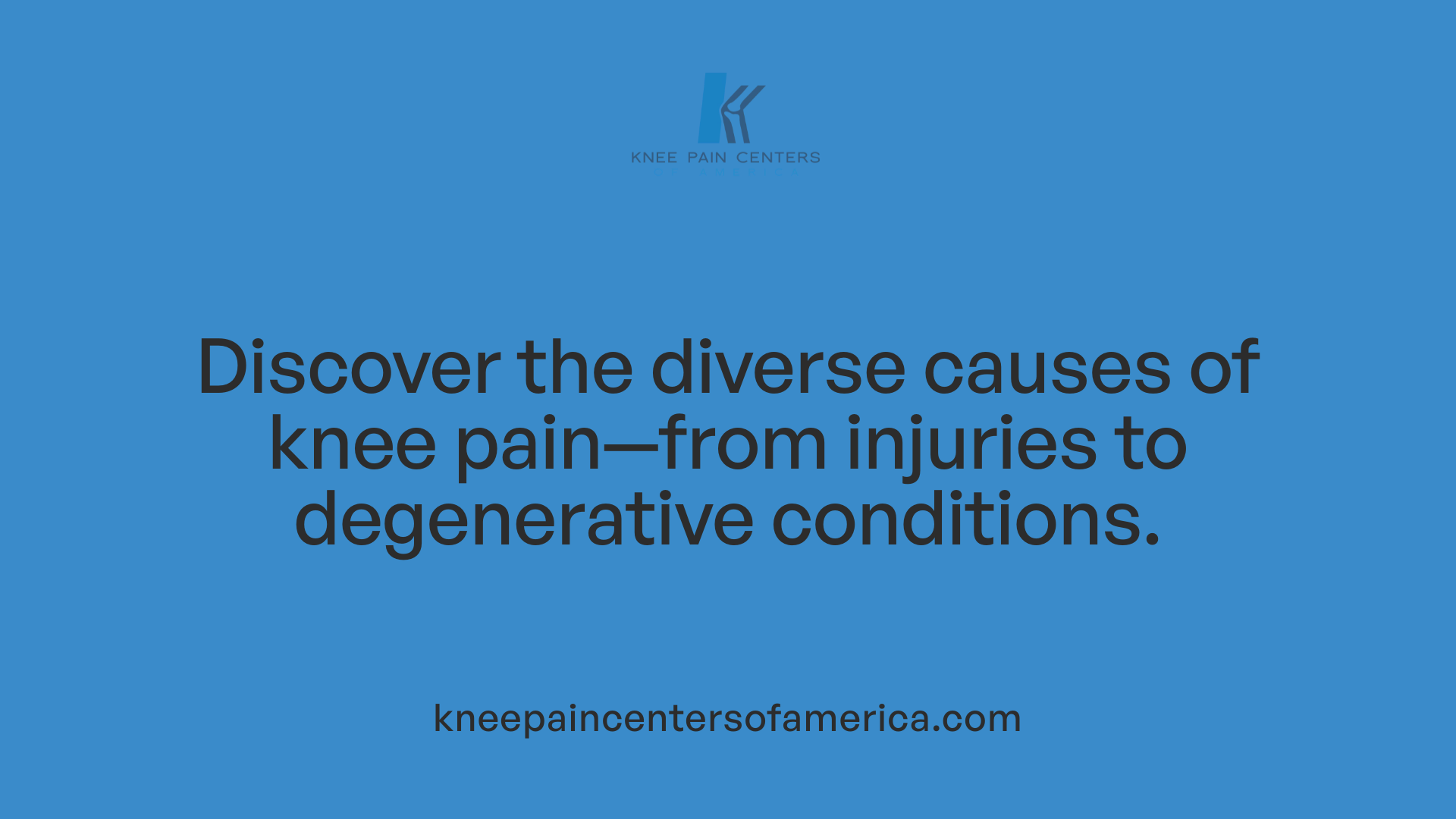 Discover the diverse causes of knee pain—from injuries to degenerative conditions.