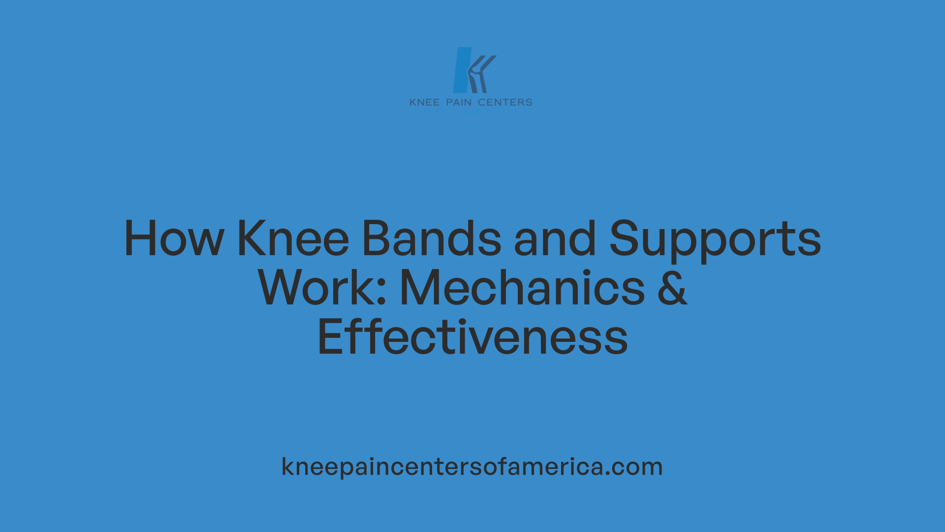 How Knee Bands and Supports Work: Mechanics &amp; Effectiveness