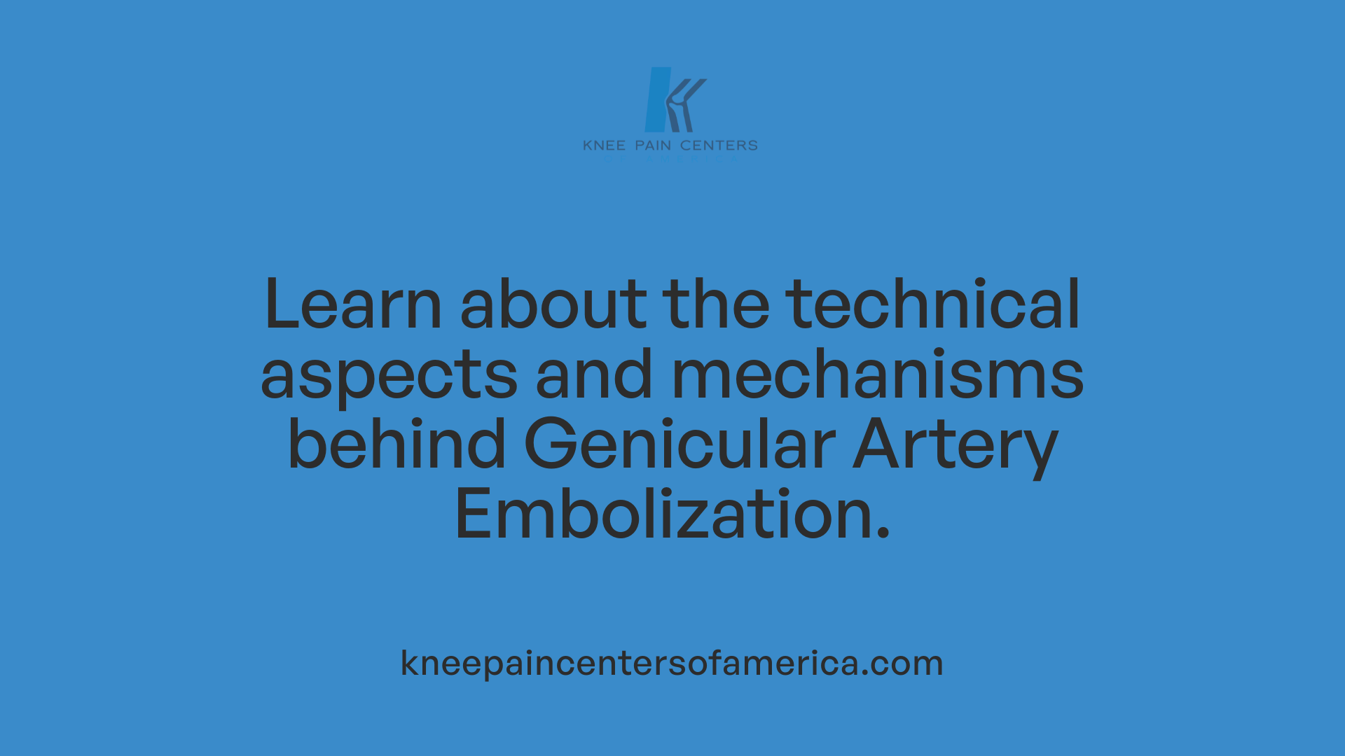 Learn about the technical aspects and mechanisms behind Genicular Artery Embolization.