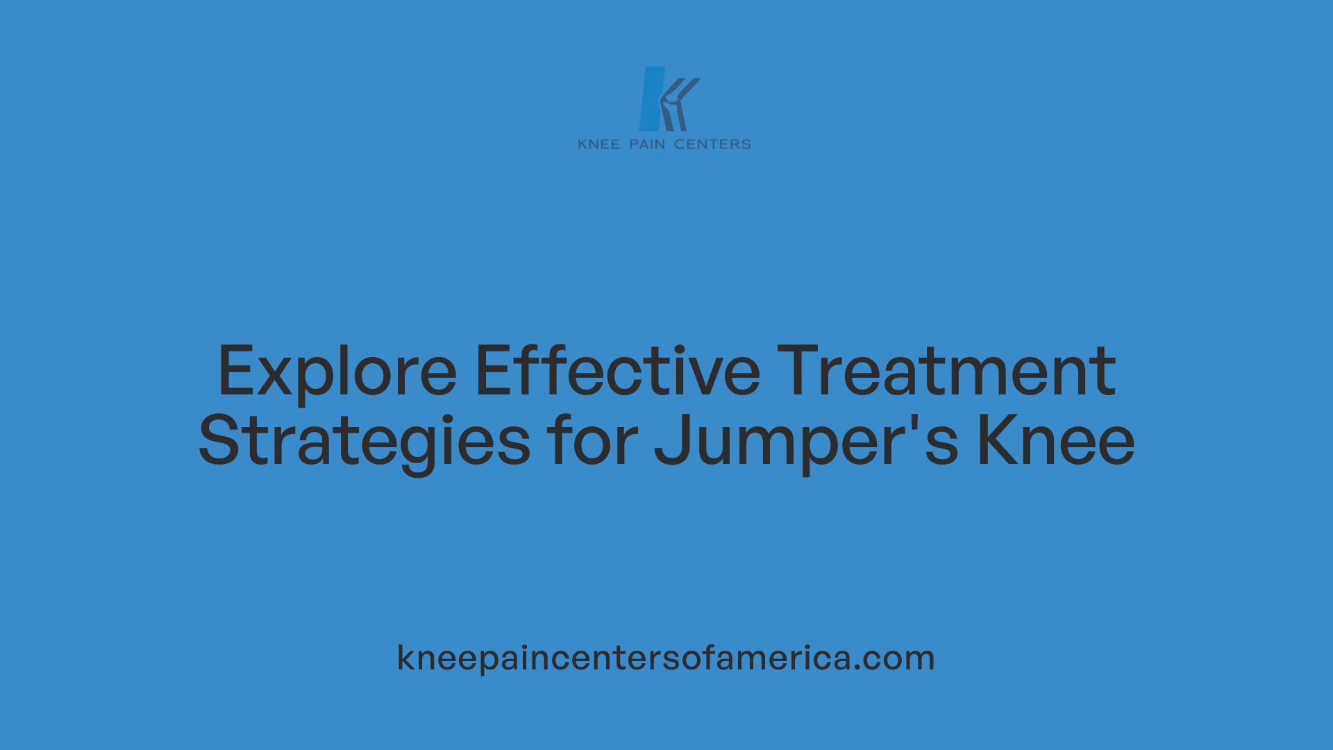 Explore Effective Treatment Strategies for Jumper's Knee