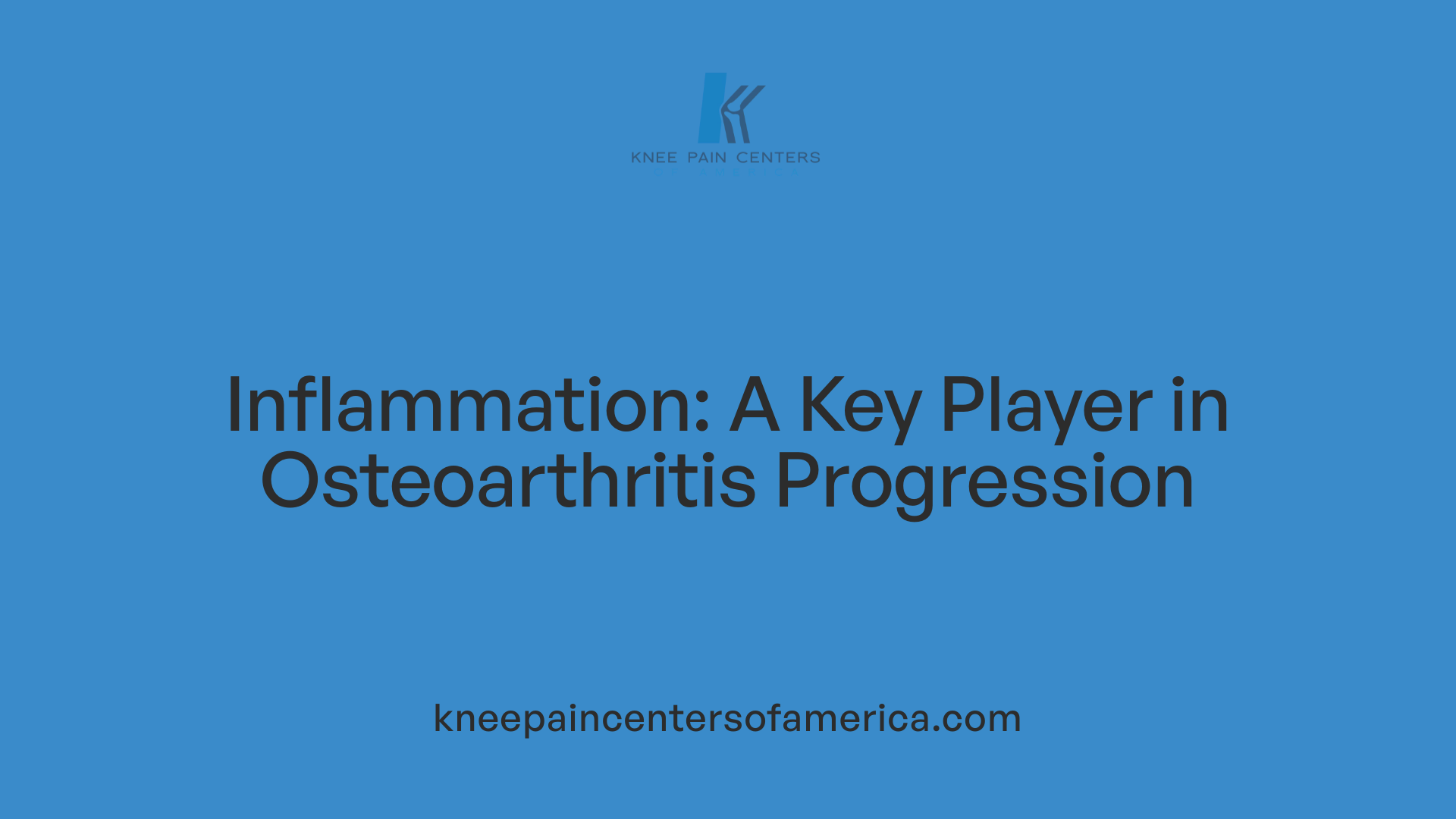 Inflammation: A Key Player in Osteoarthritis Progression