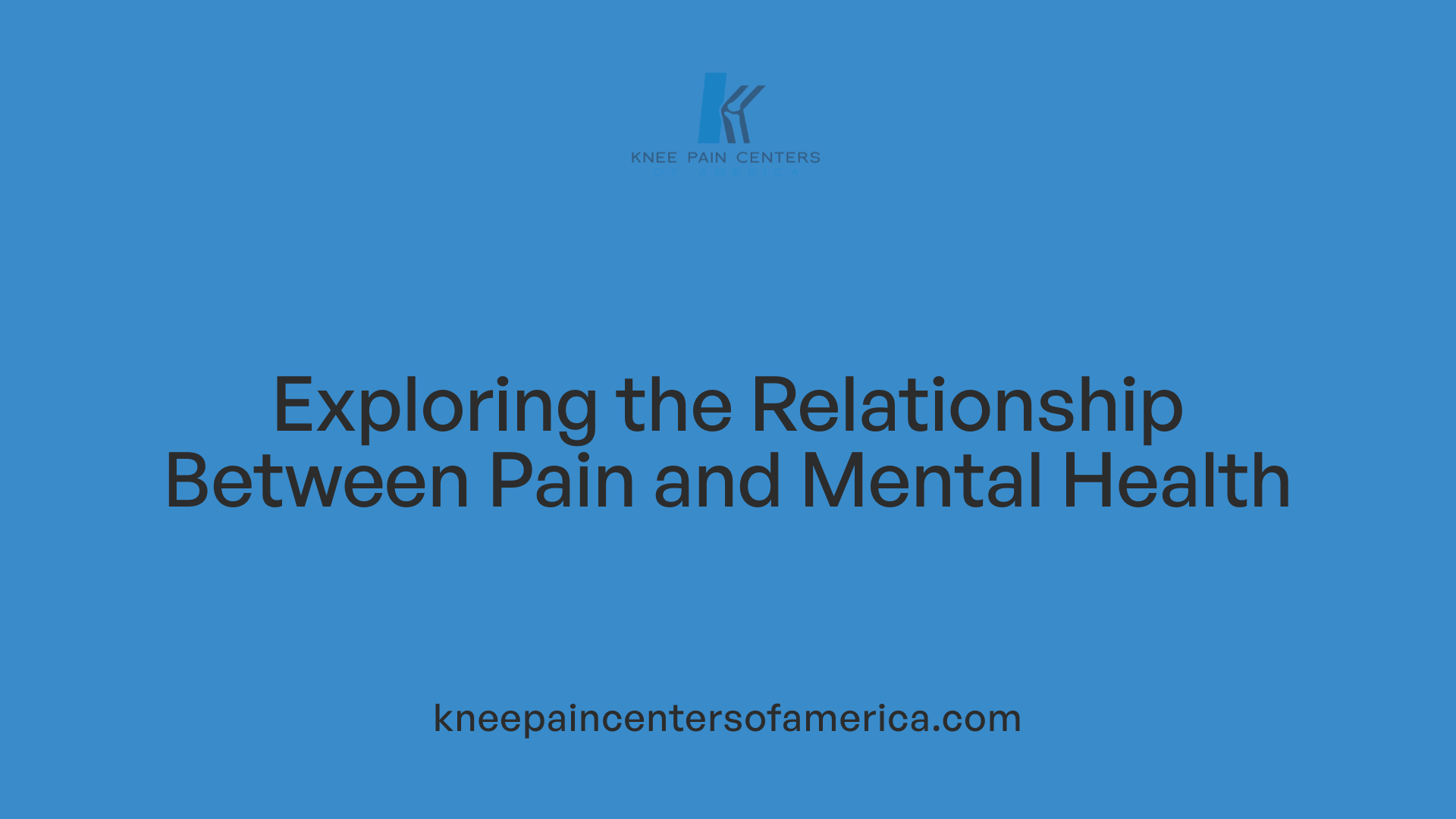 Exploring the Relationship Between Pain and Mental Health