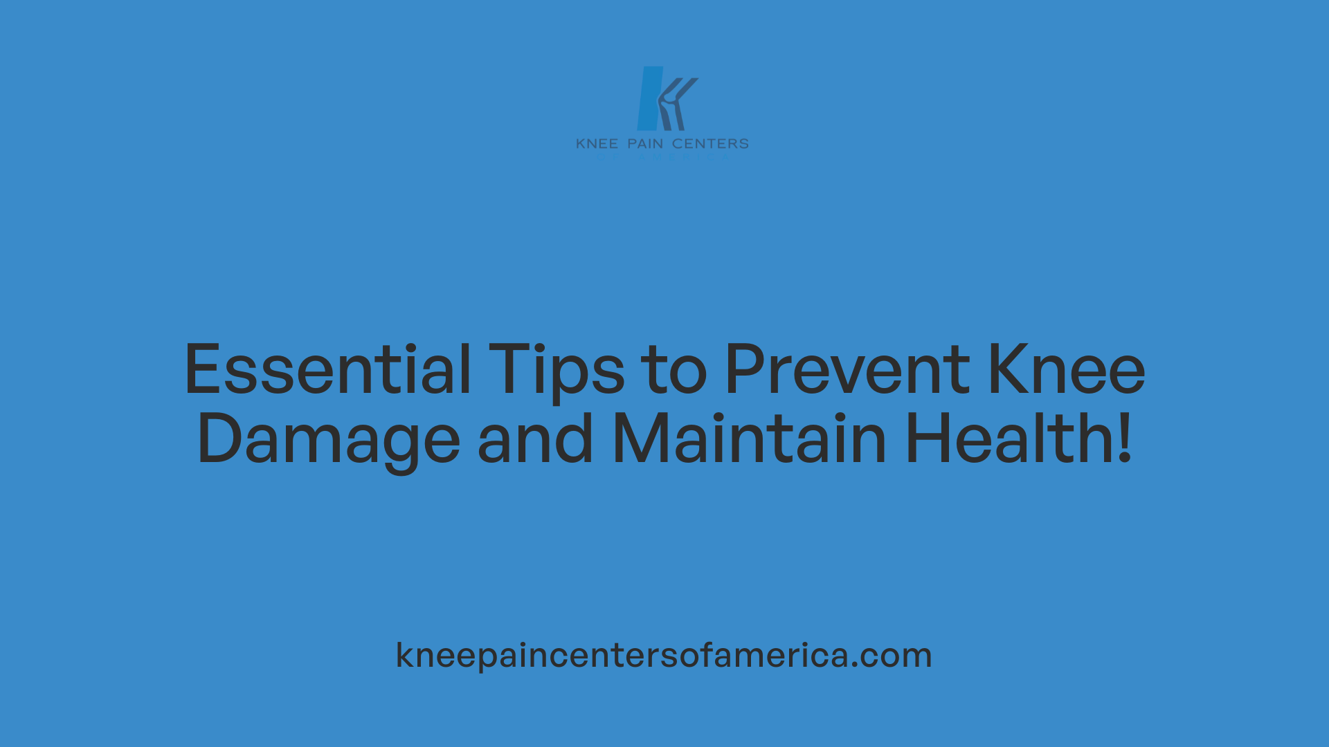 Essential Tips to Prevent Knee Damage and Maintain Health!