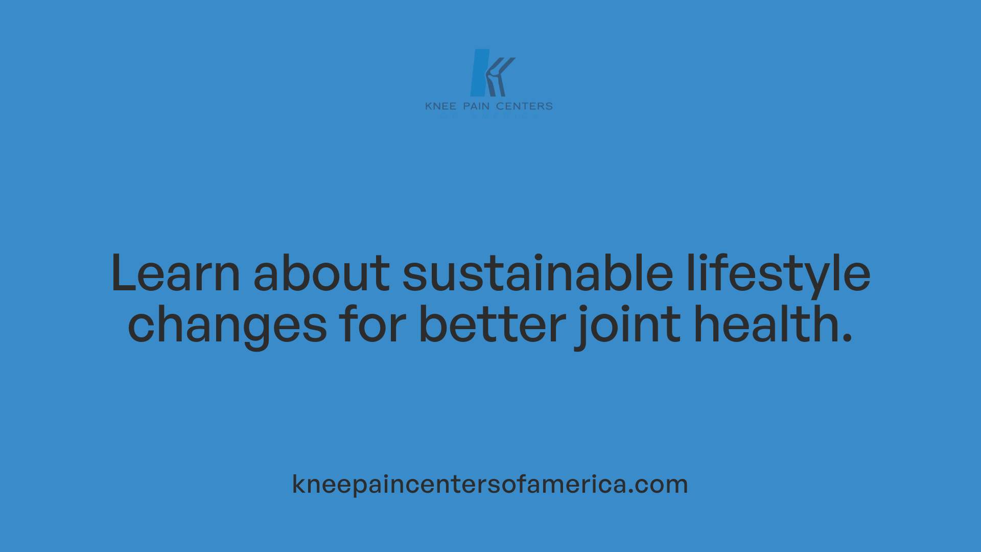 Learn about sustainable lifestyle changes for better joint health.