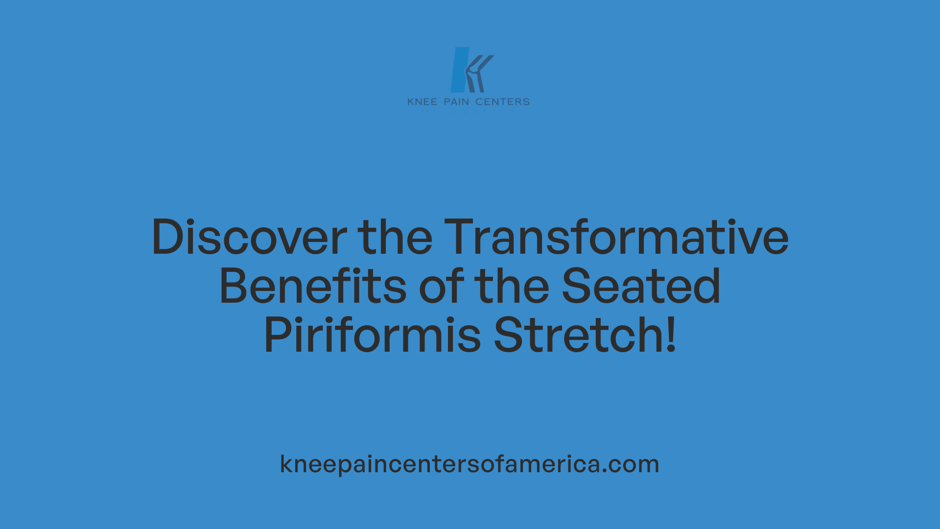 Discover the Transformative Benefits of the Seated Piriformis Stretch!