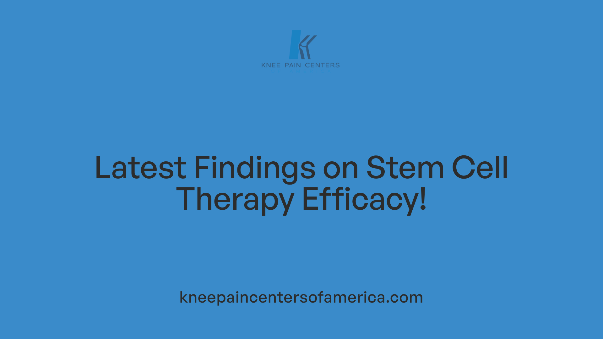 Latest Findings on Stem Cell Therapy Efficacy!