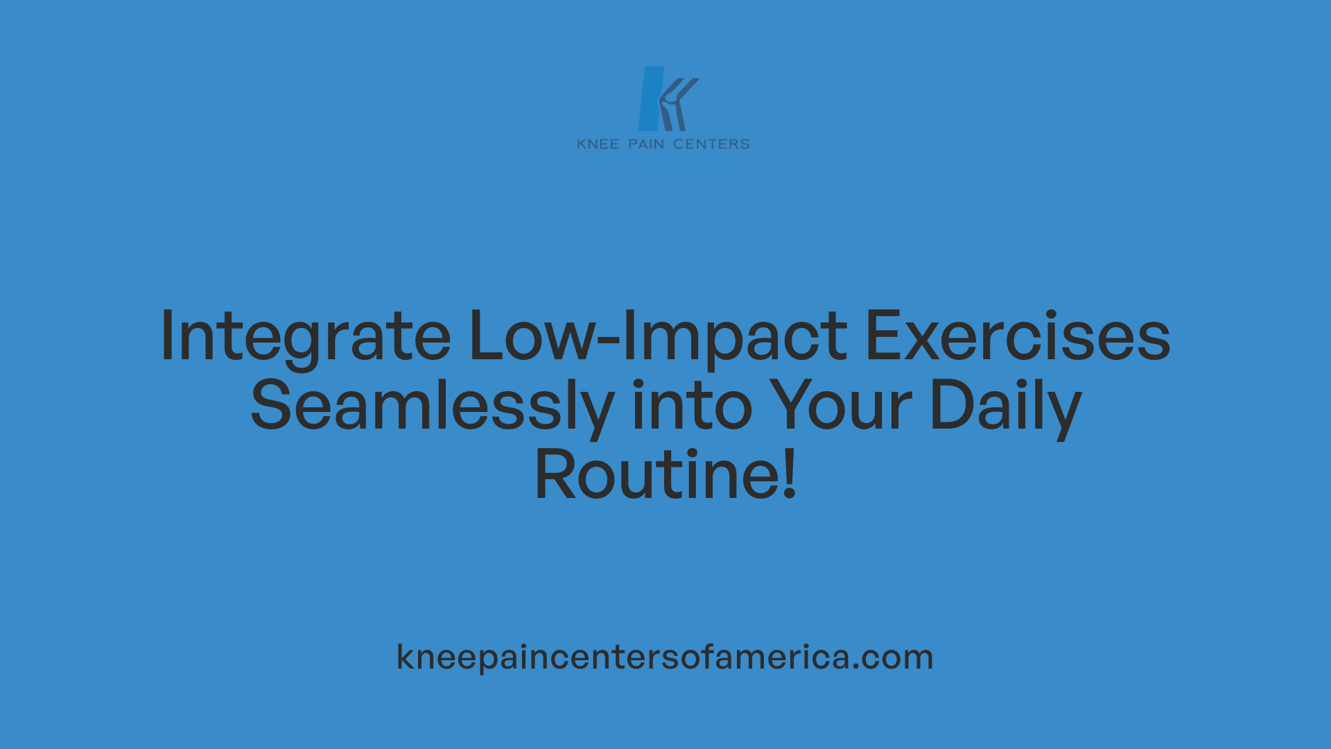 Integrate Low-Impact Exercises Seamlessly into Your Daily Routine!