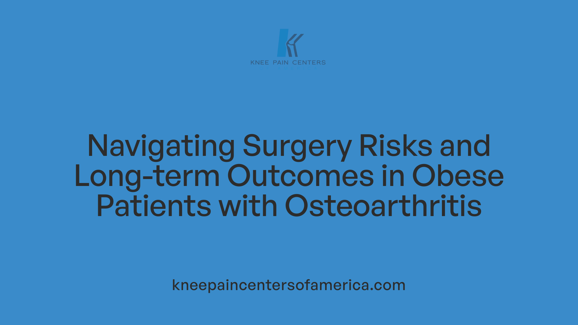 Navigating Surgery Risks and Long-term Outcomes in Obese Patients with Osteoarthritis