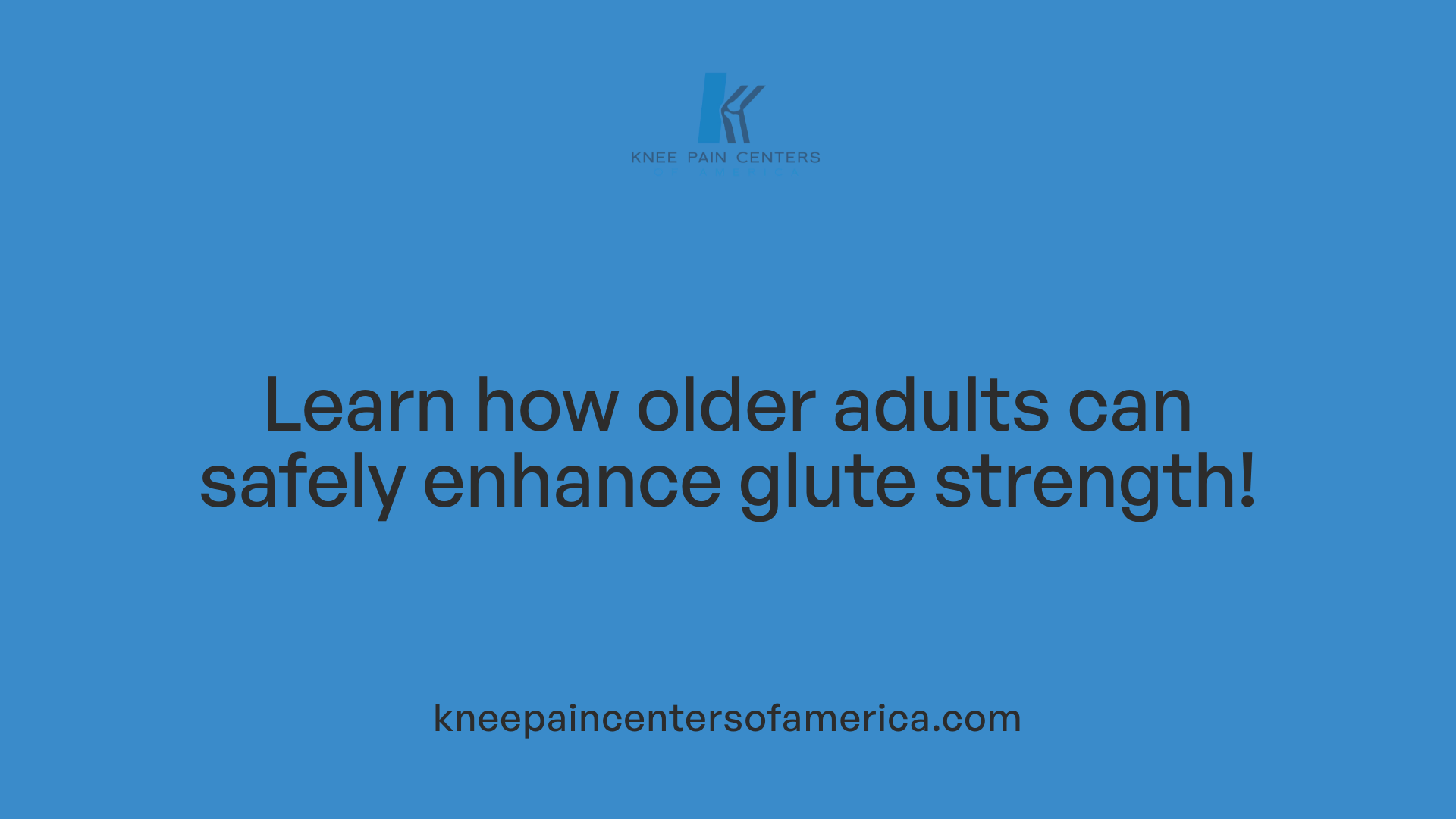 Learn how older adults can safely enhance glute strength!