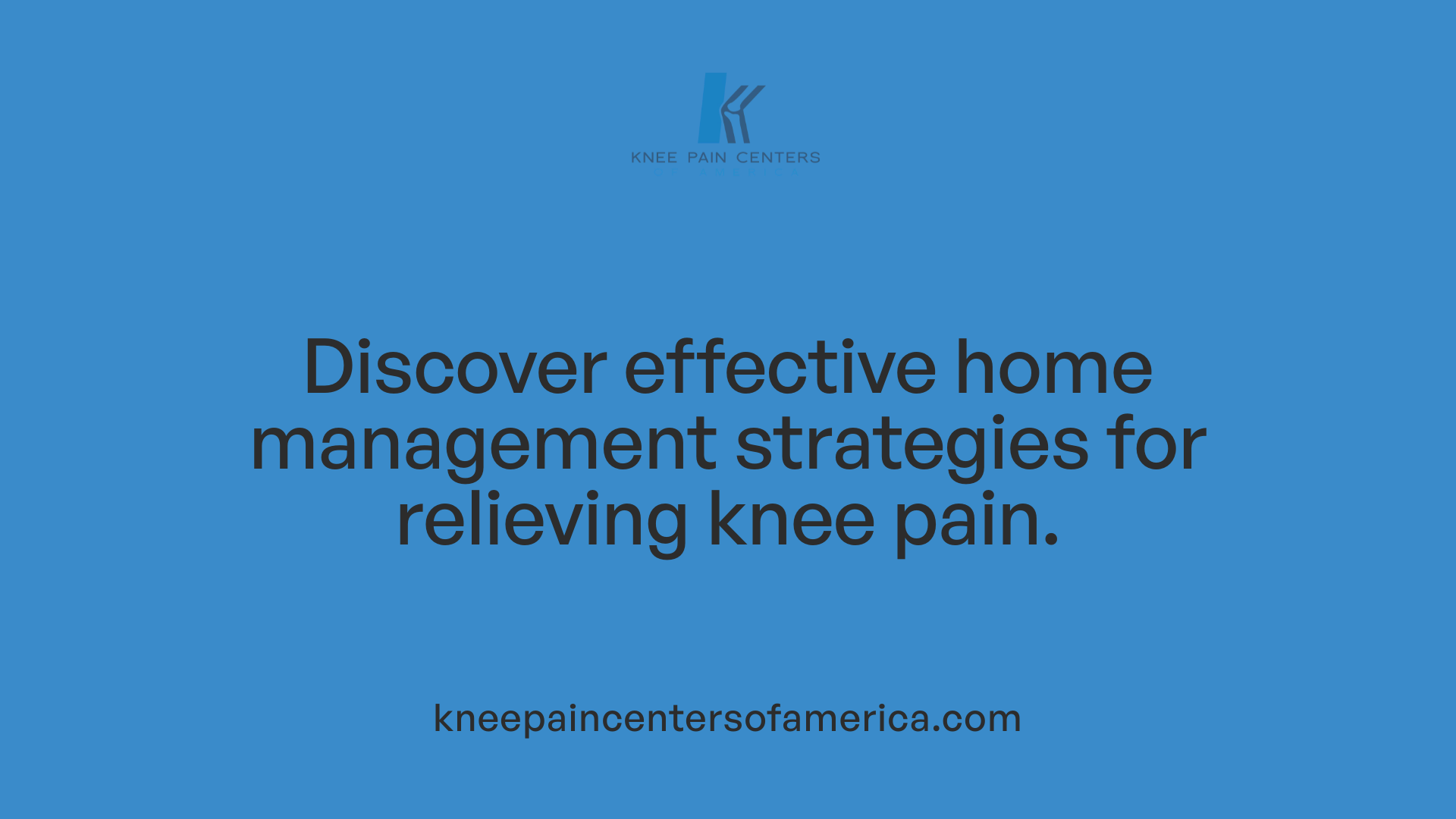 Discover effective home management strategies for relieving knee pain.