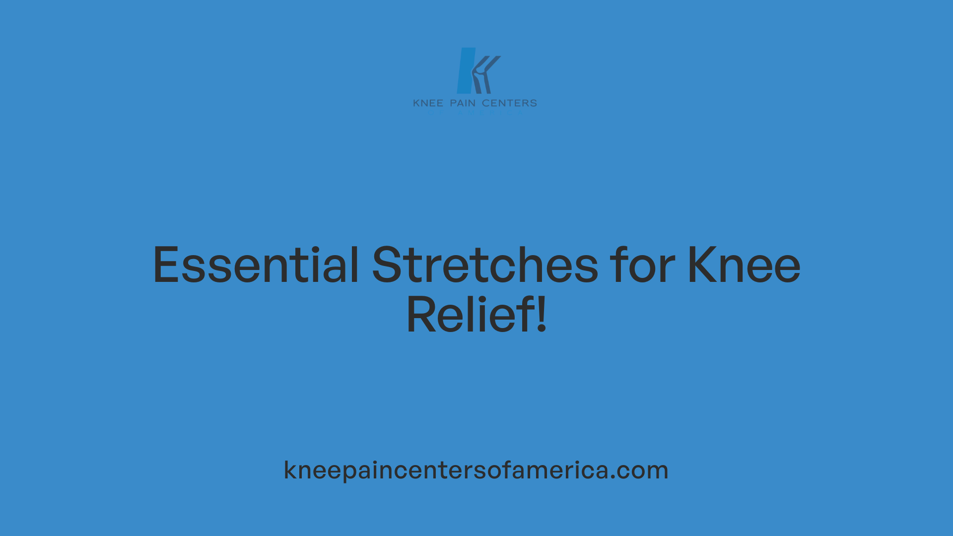Essential Stretches for Knee Relief!