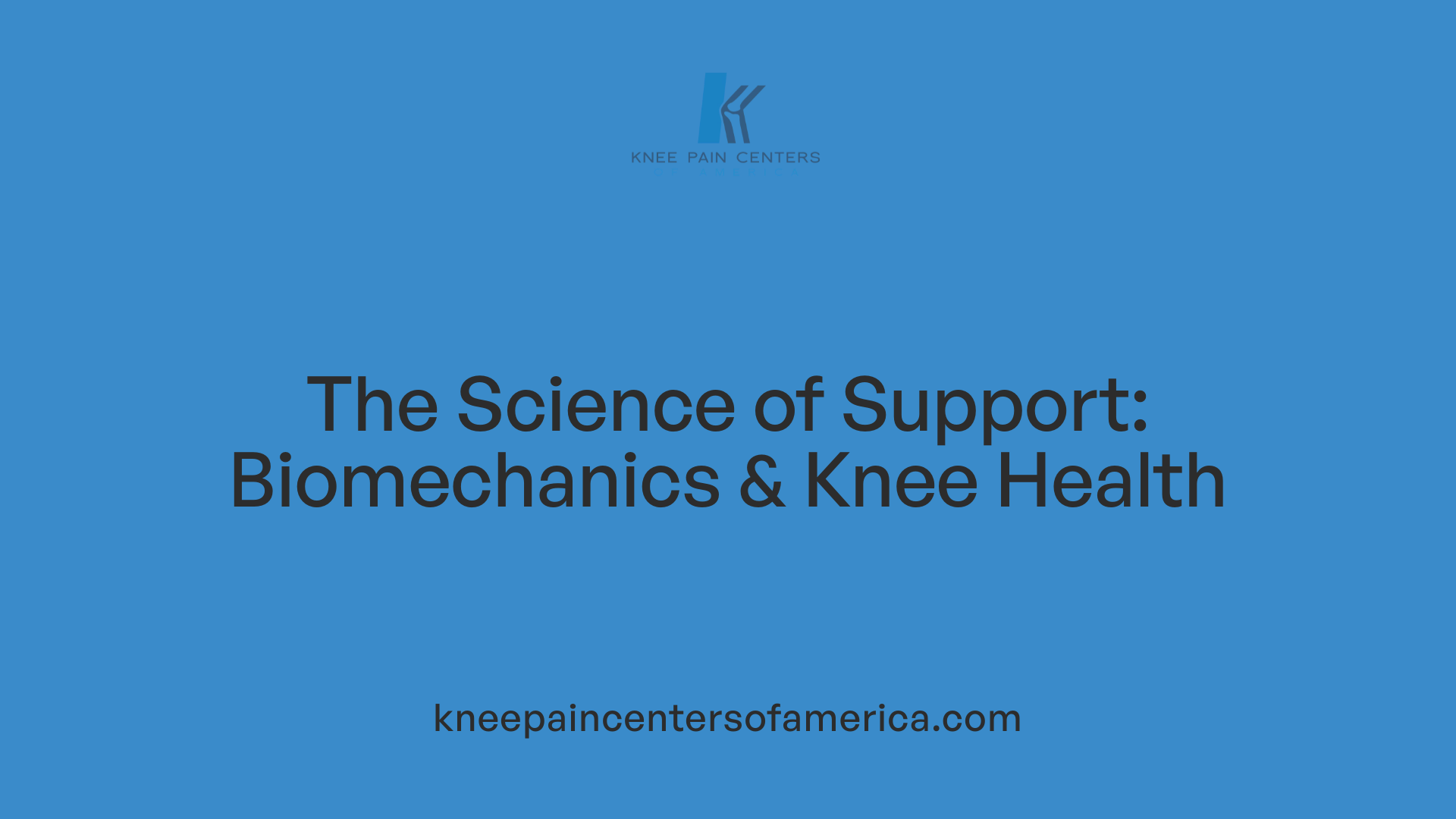 The Science of Support: Biomechanics &amp; Knee Health