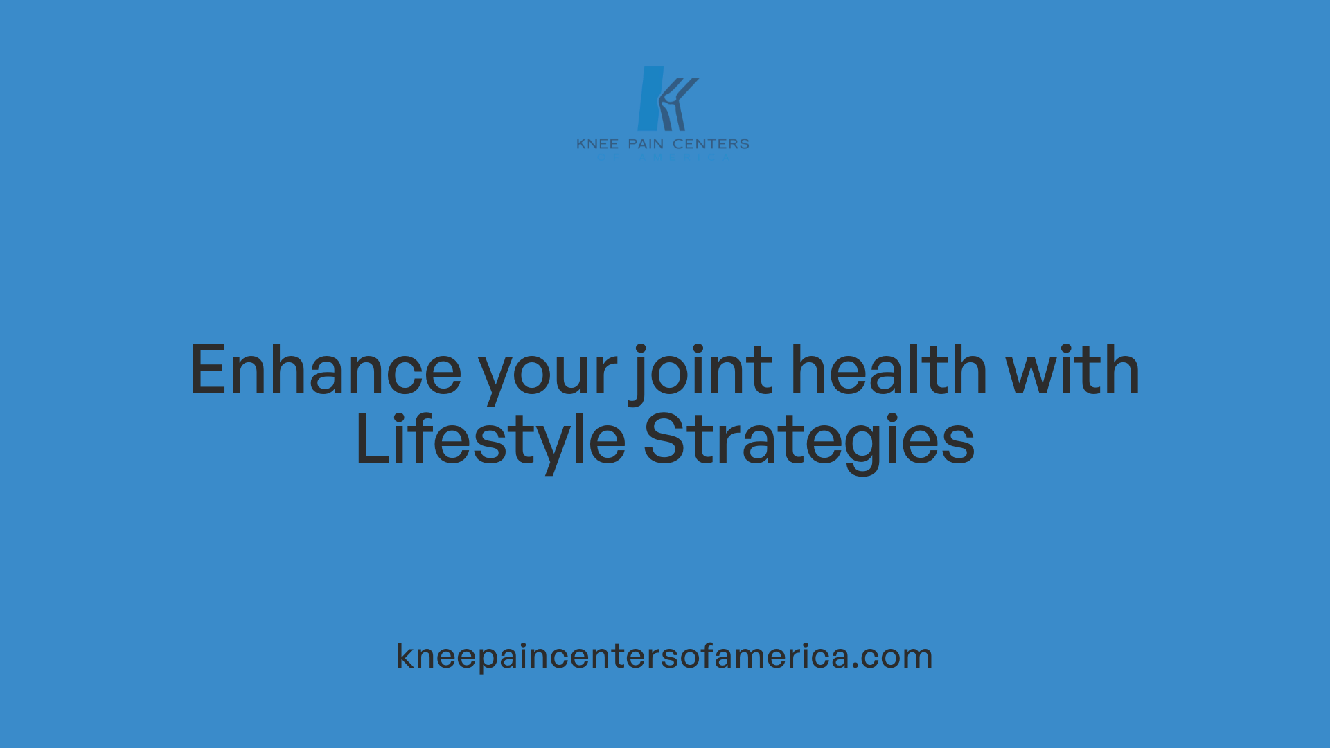 Enhance your joint health with Lifestyle Strategies