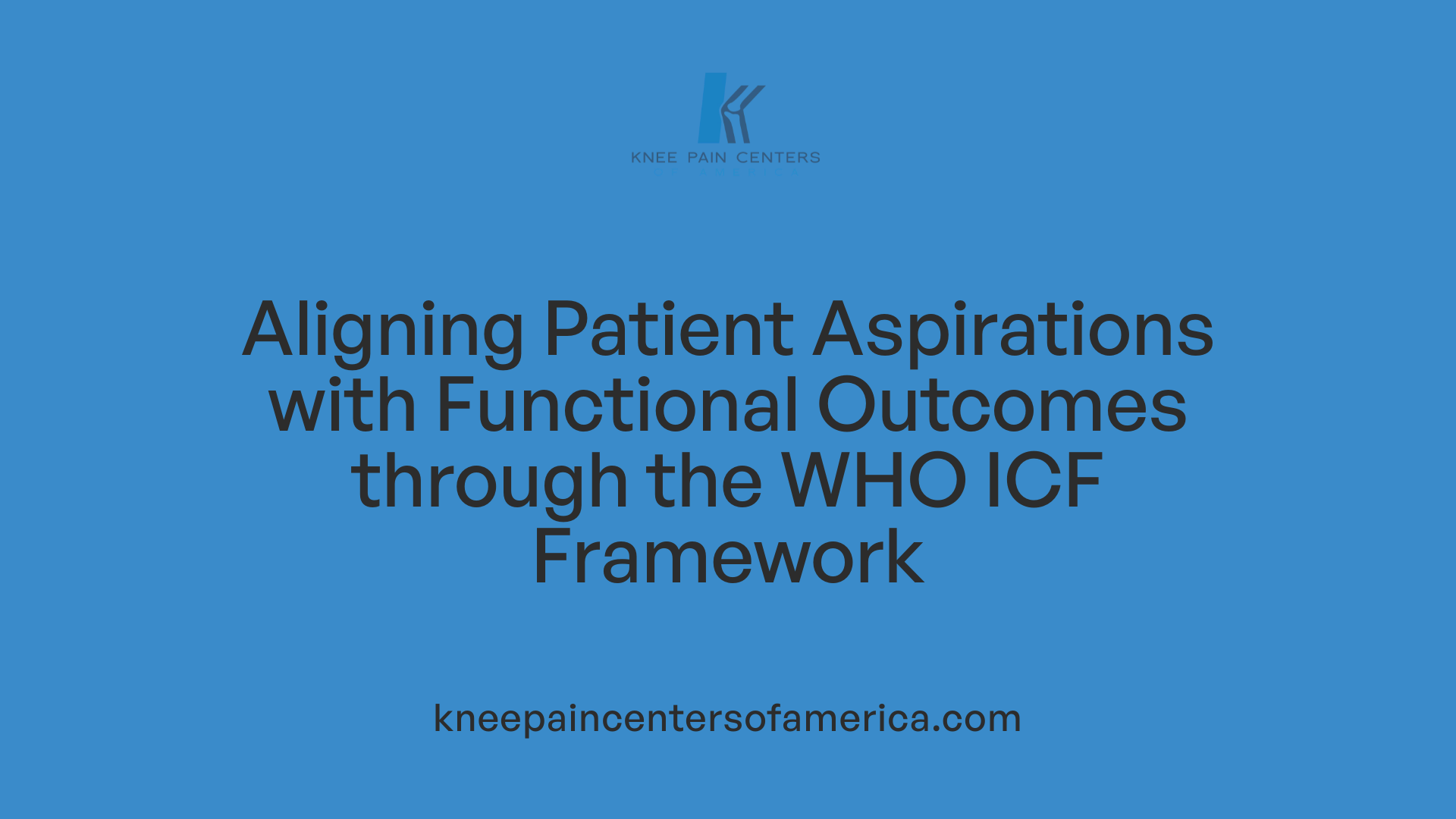 Aligning Patient Aspirations with Functional Outcomes through the WHO ICF Framework