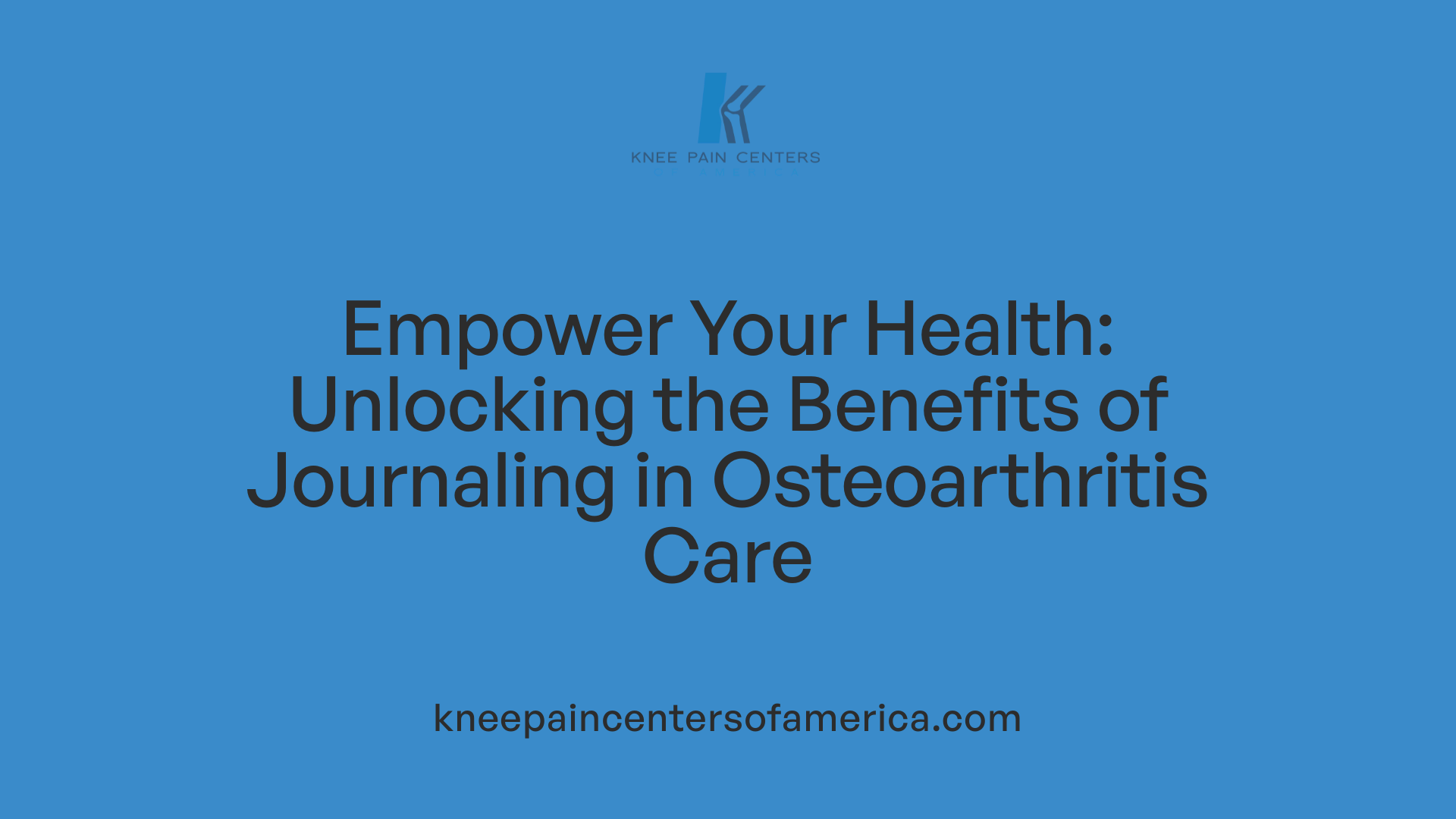 Empower Your Health: Unlocking the Benefits of Journaling in Osteoarthritis Care
