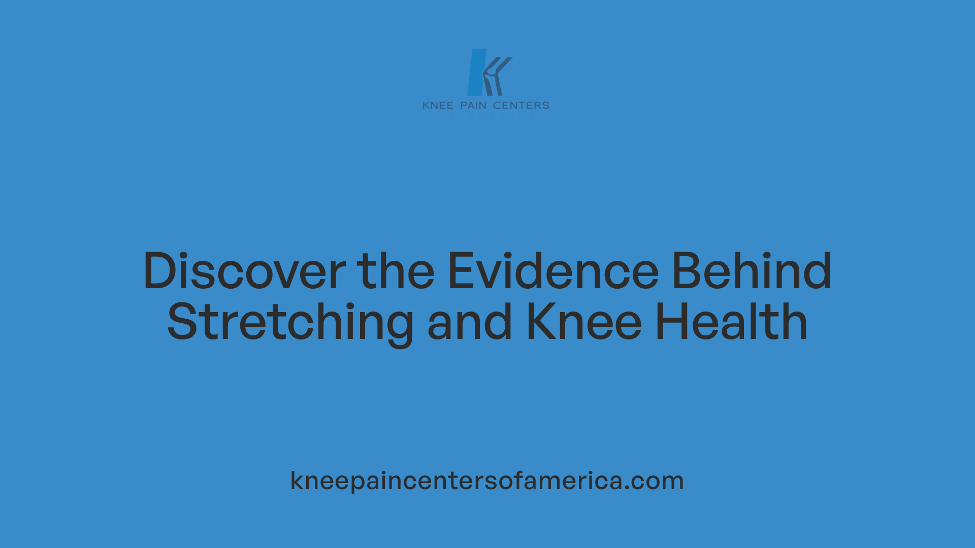 Discover the Evidence Behind Stretching and Knee Health