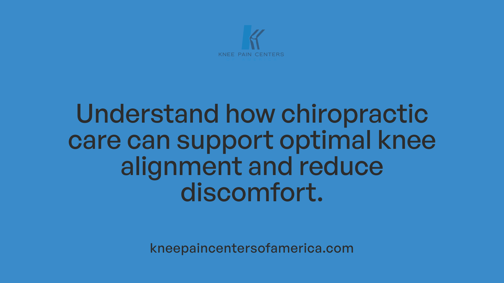 Understand how chiropractic care can support optimal knee alignment and reduce discomfort.