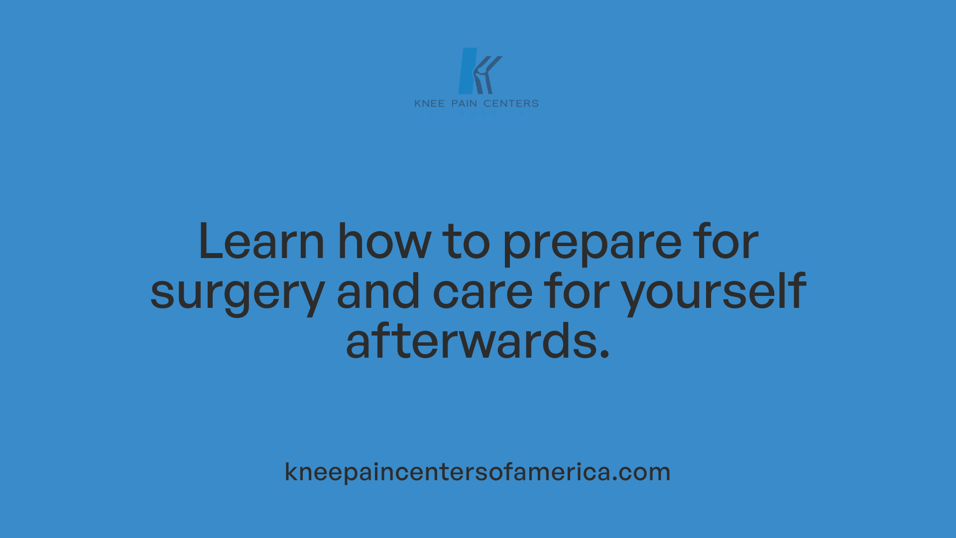 Learn how to prepare for surgery and care for yourself afterwards.