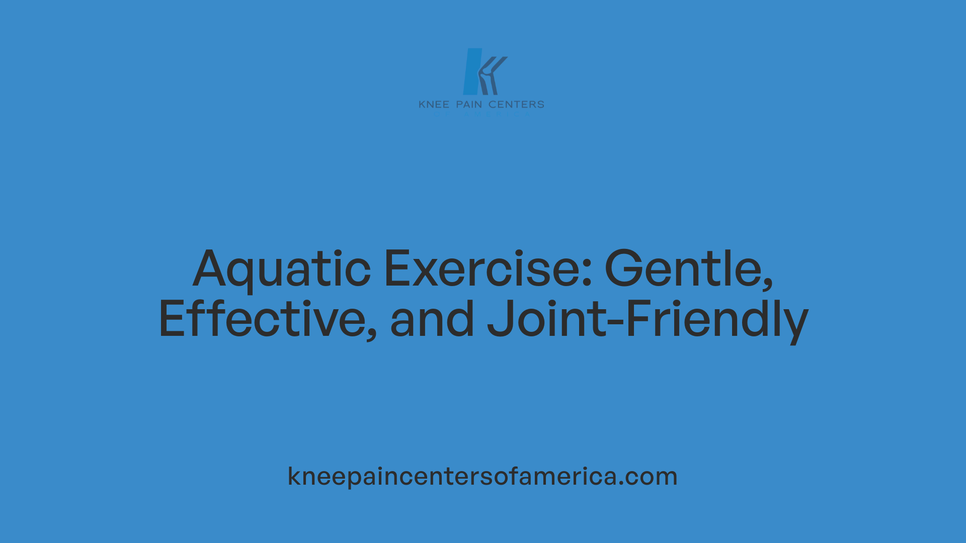 Aquatic Exercise: Gentle, Effective, and Joint-Friendly