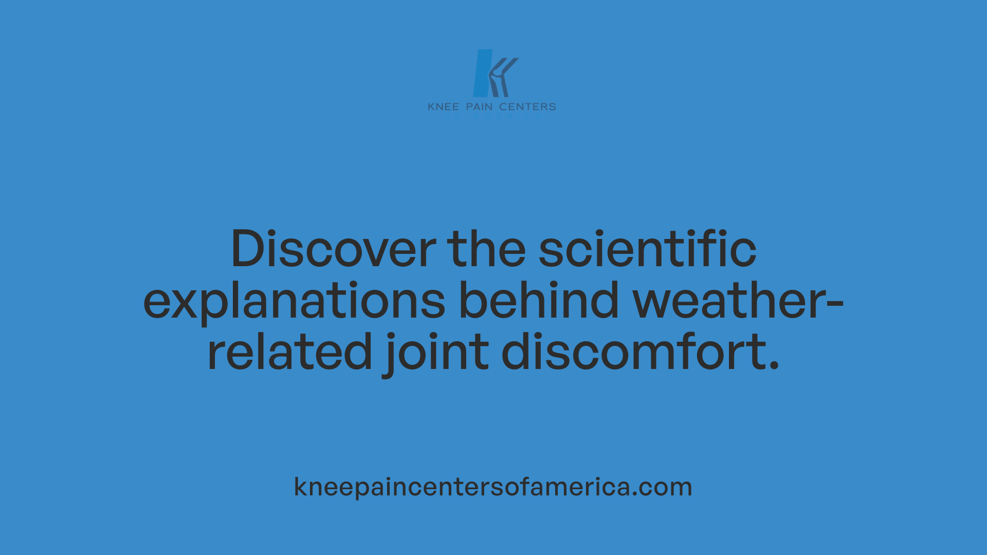 Discover the scientific explanations behind weather-related joint discomfort.