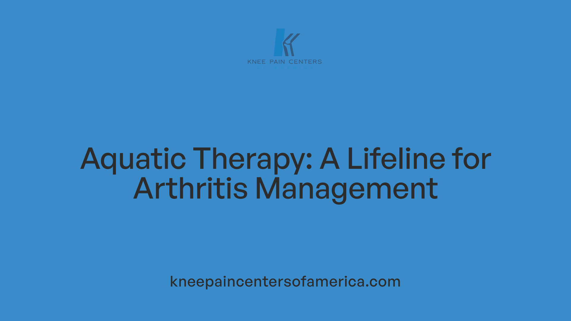 Aquatic Therapy: A Lifeline for Arthritis Management
