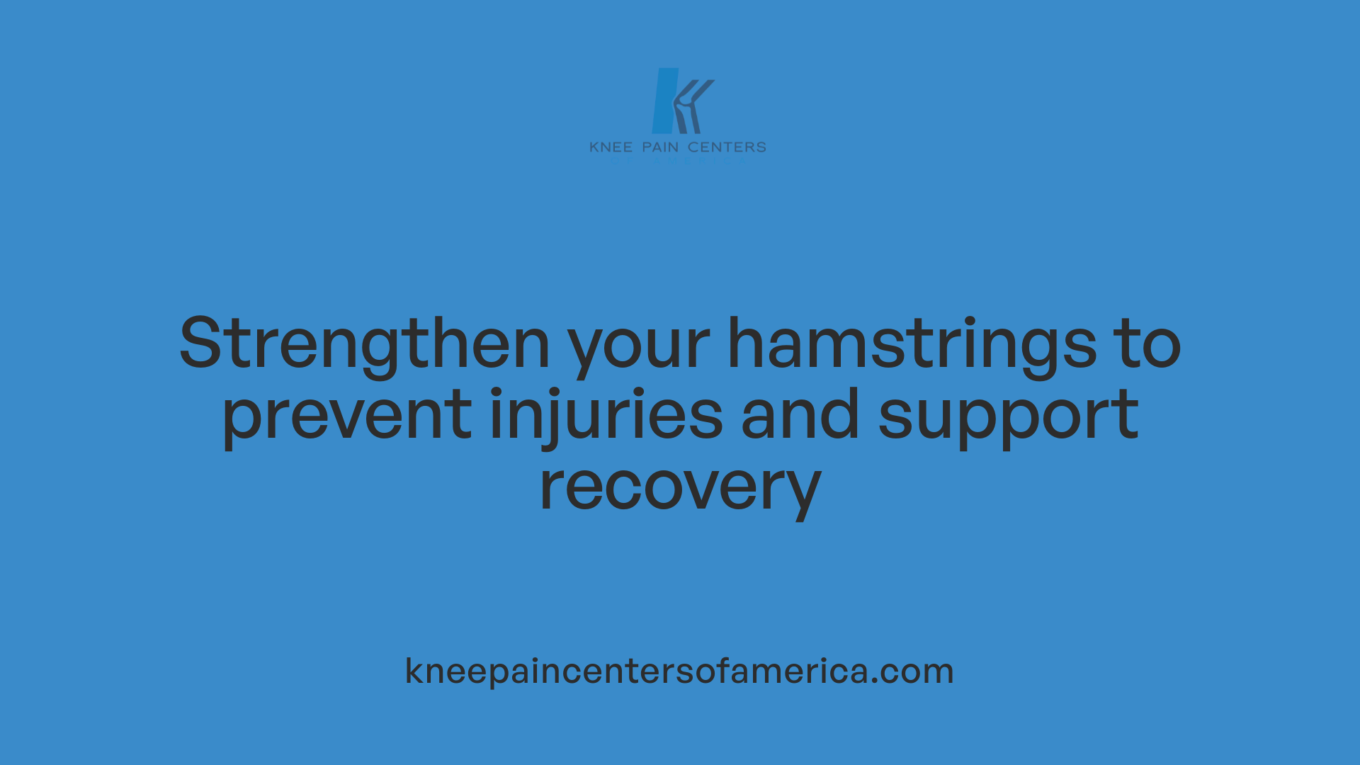 Strengthen your hamstrings to prevent injuries and support recovery