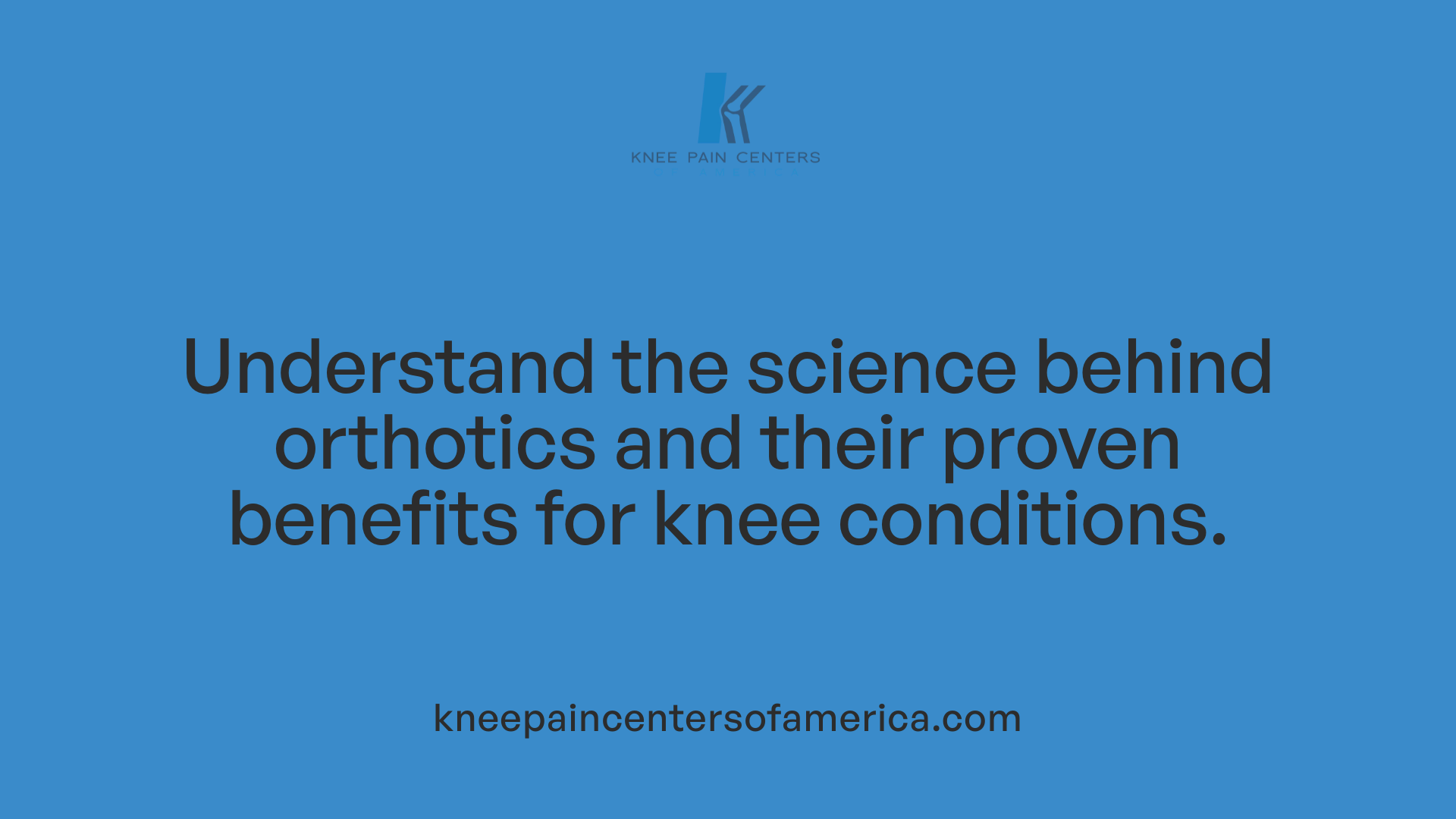 Understand the science behind orthotics and their proven benefits for knee conditions.