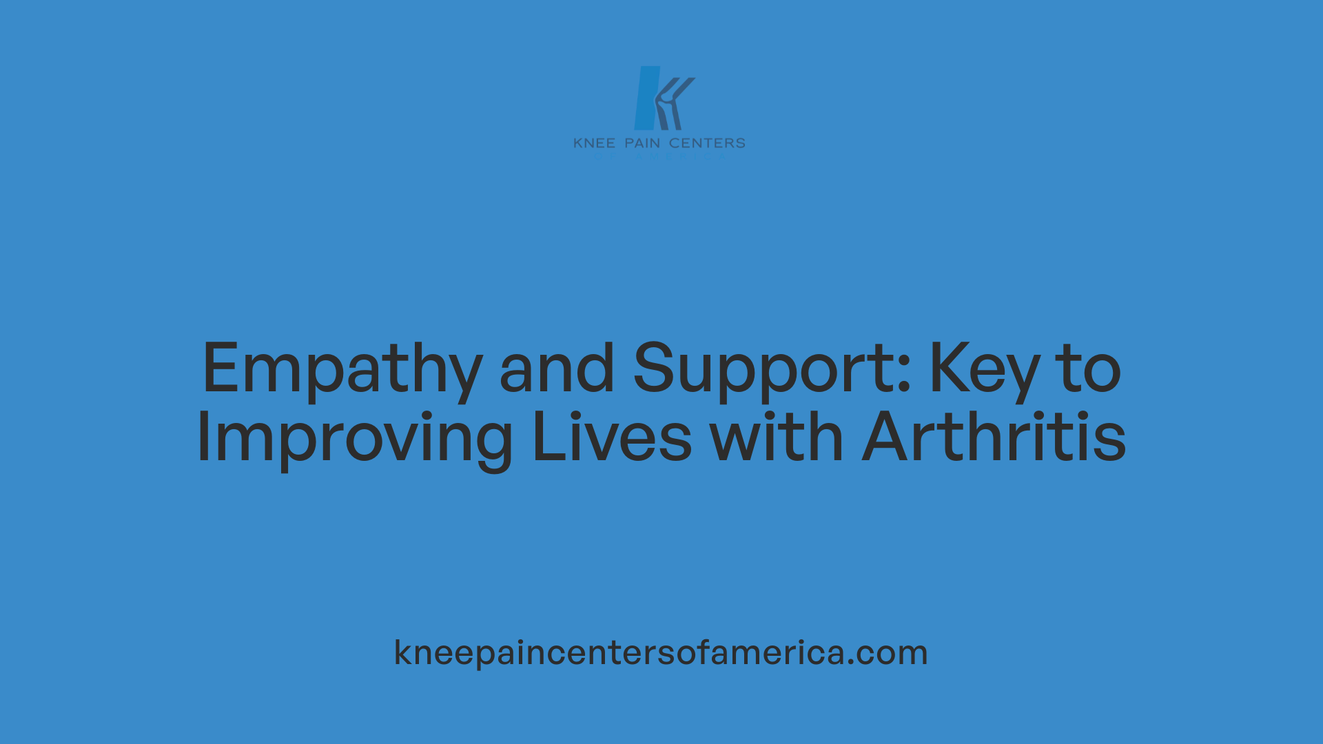 Empathy and Support: Key to Improving Lives with Arthritis