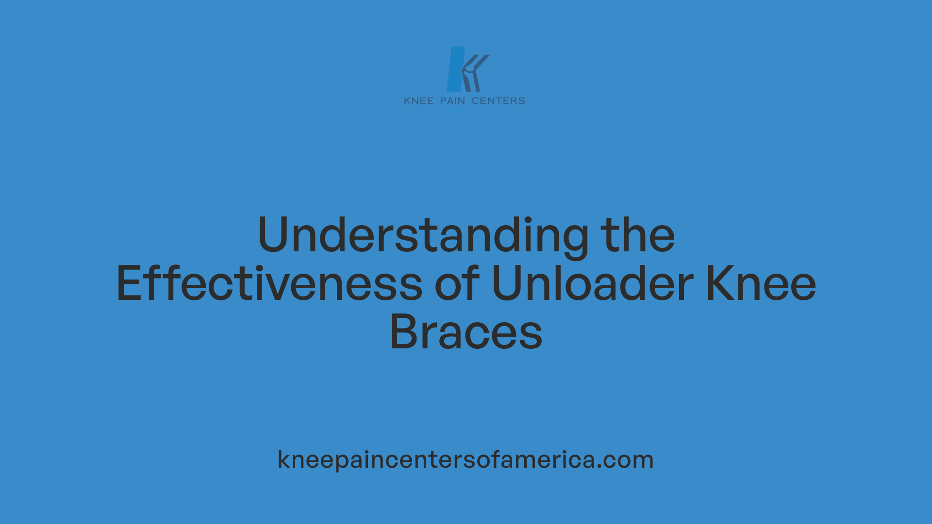 Understanding the Effectiveness of Unloader Knee Braces