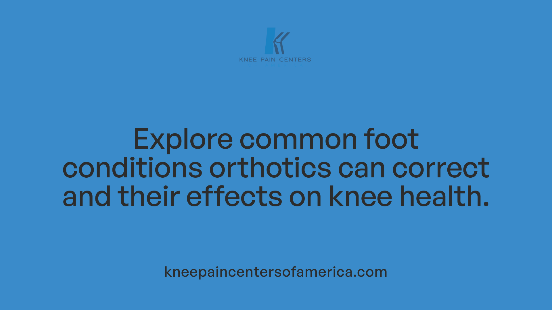 Explore common foot conditions orthotics can correct and their effects on knee health.