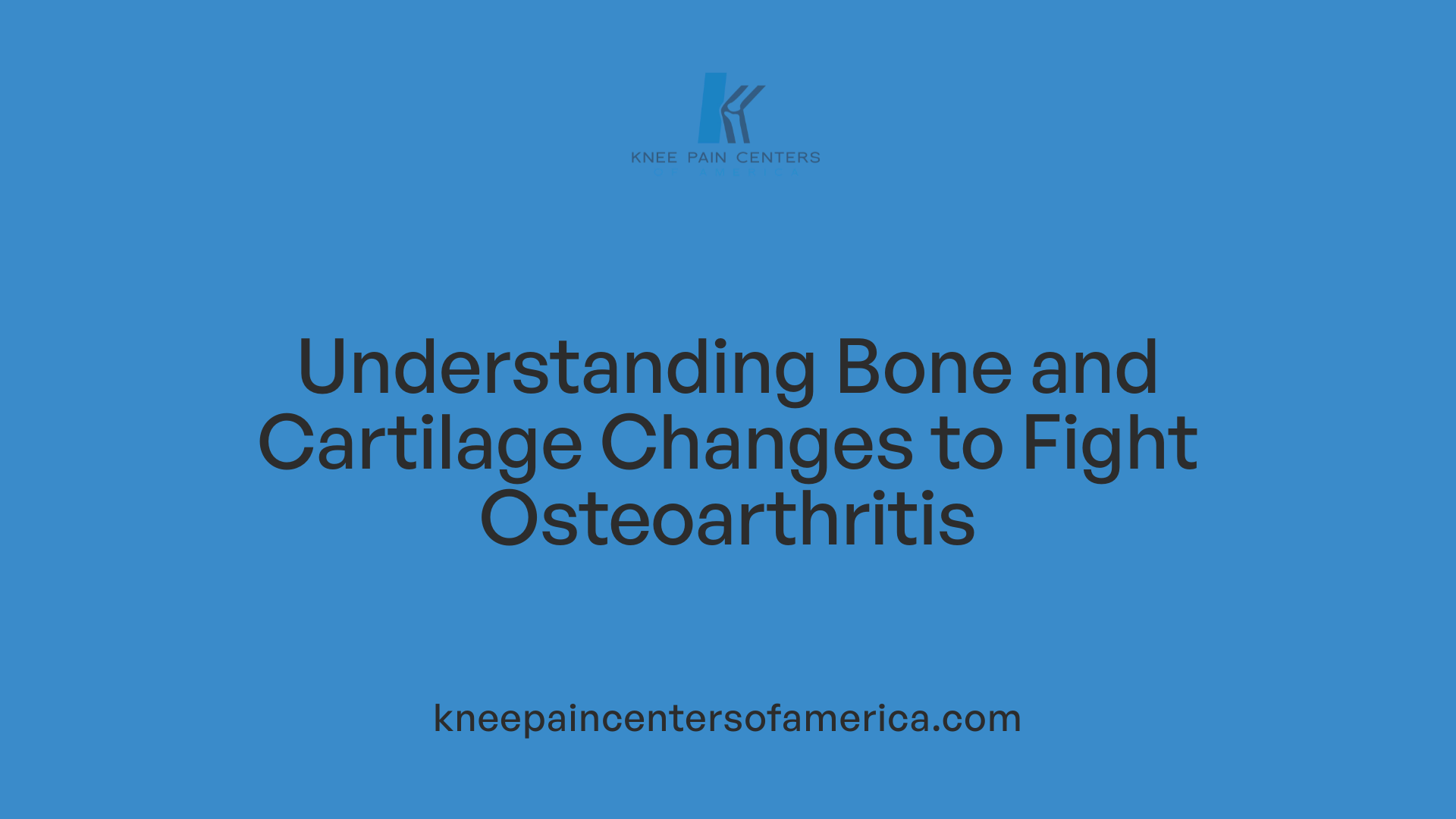 Understanding Bone and Cartilage Changes to Fight Osteoarthritis