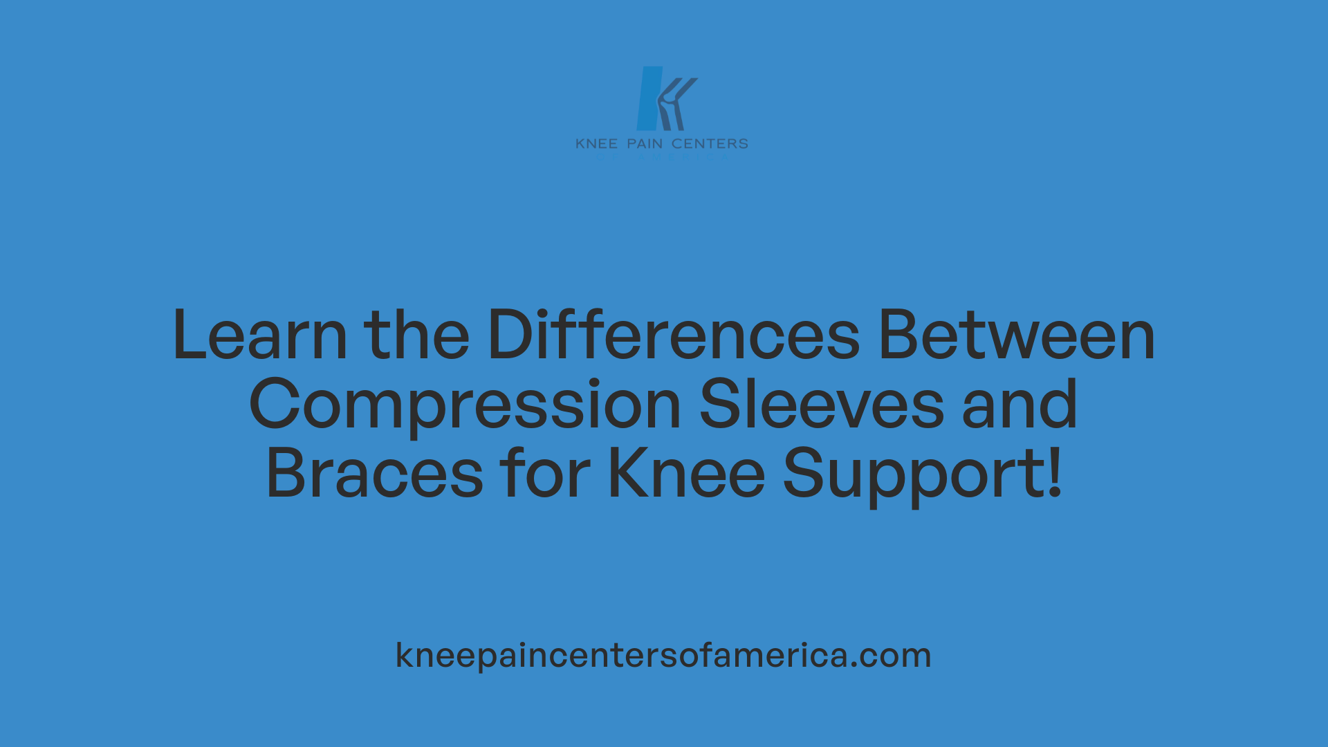 Learn the Differences Between Compression Sleeves and Braces for Knee Support!