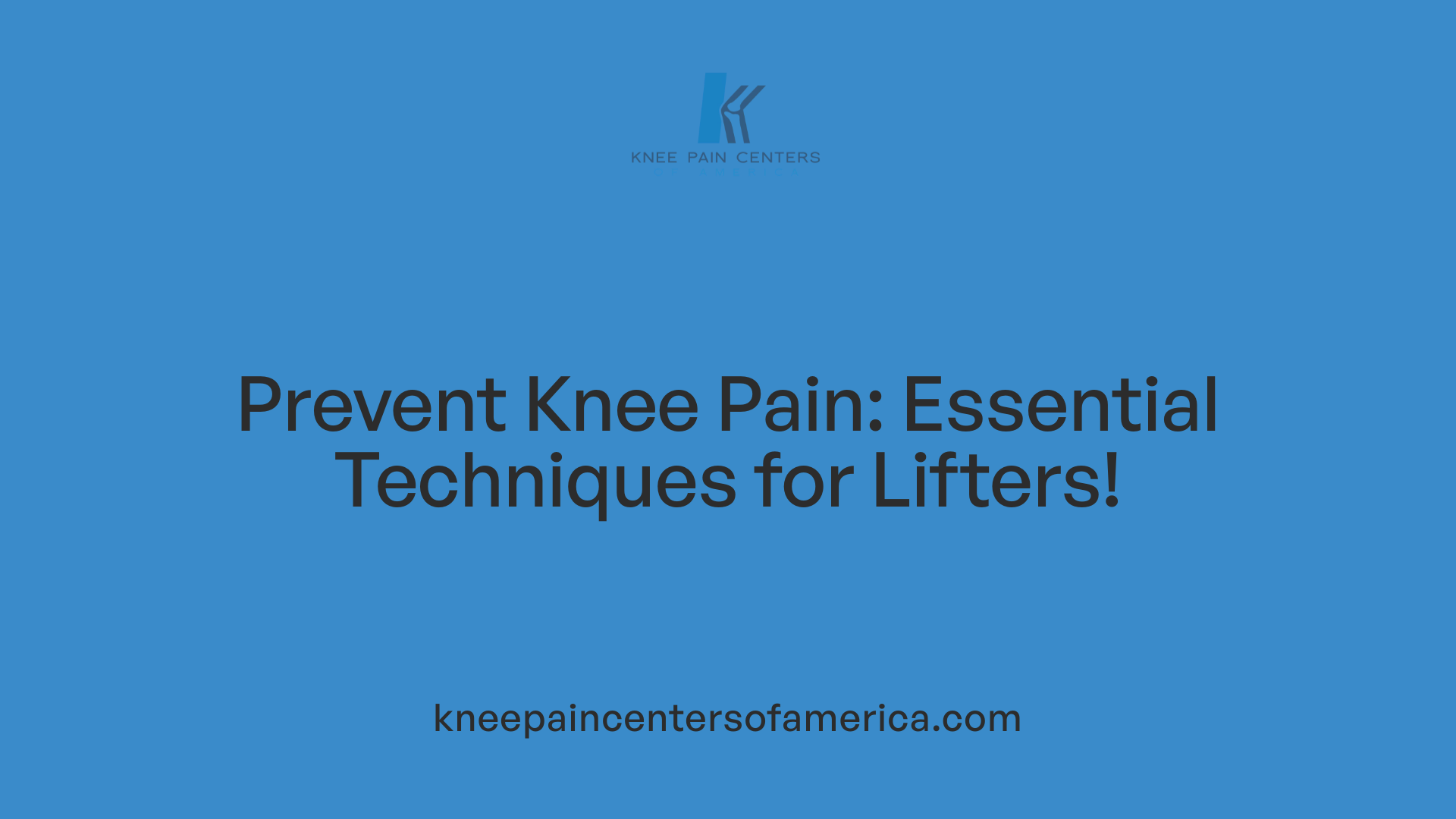 Prevent Knee Pain: Essential Techniques for Lifters!