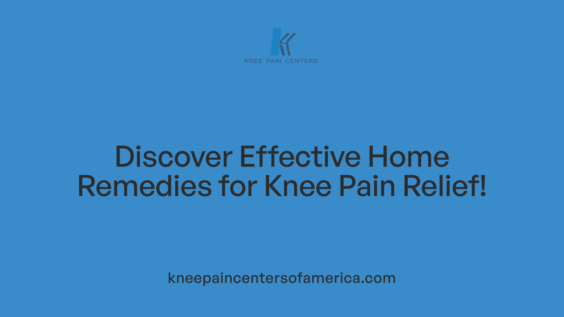 Discover Effective Home Remedies for Knee Pain Relief!