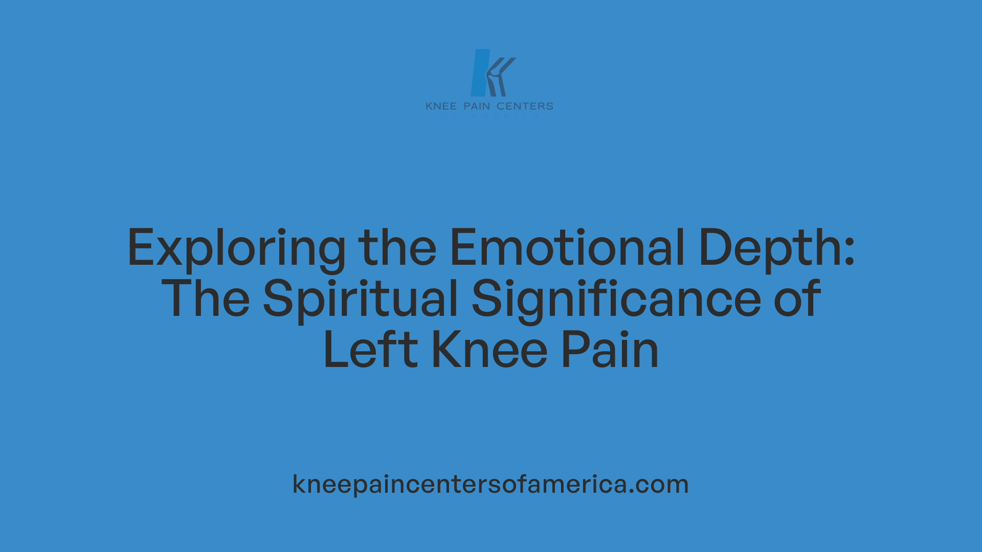 Exploring the Emotional Depth: The Spiritual Significance of Left Knee Pain