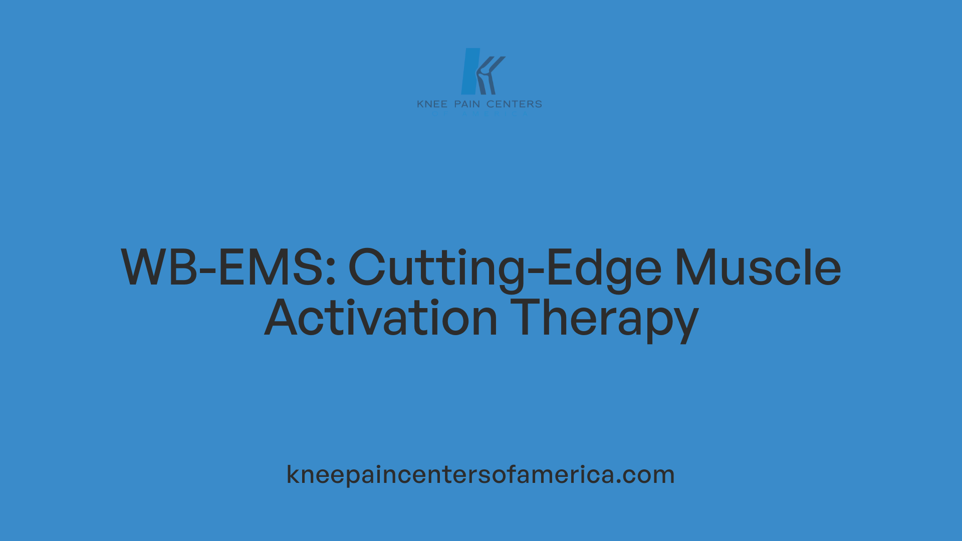 WB-EMS: Cutting-Edge Muscle Activation Therapy