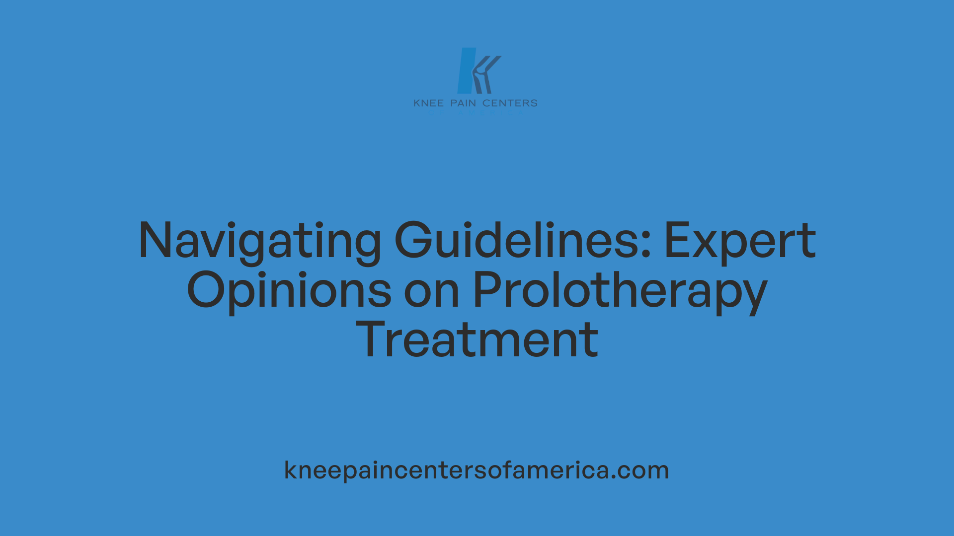 Navigating Guidelines: Expert Opinions on Prolotherapy Treatment
